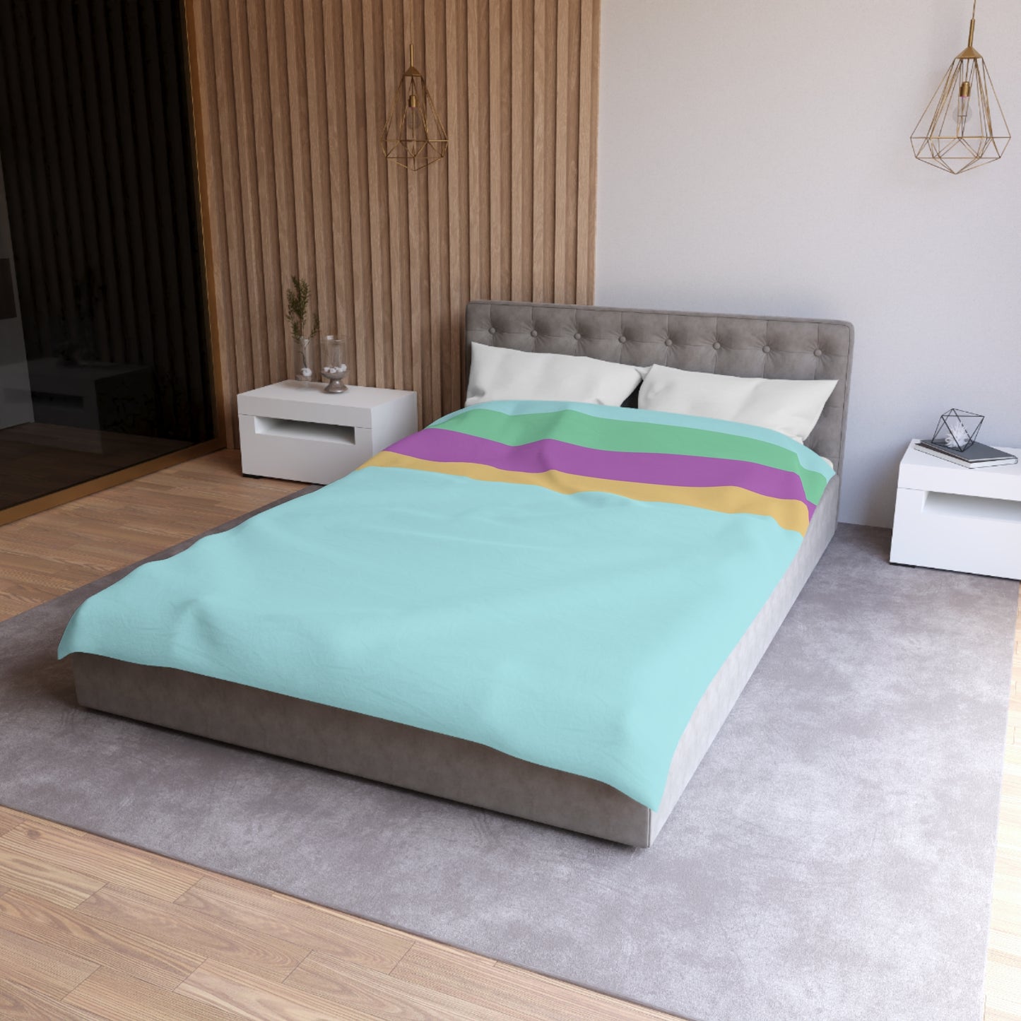 Bingo and Bluey Inspired Microfiber Duvet Cover