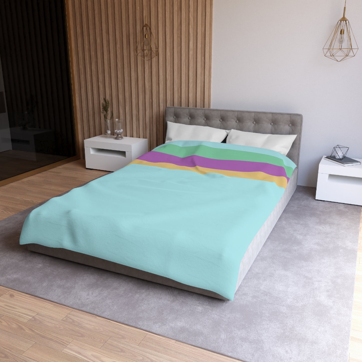 Bingo and Bluey Inspired Microfiber Duvet Cover