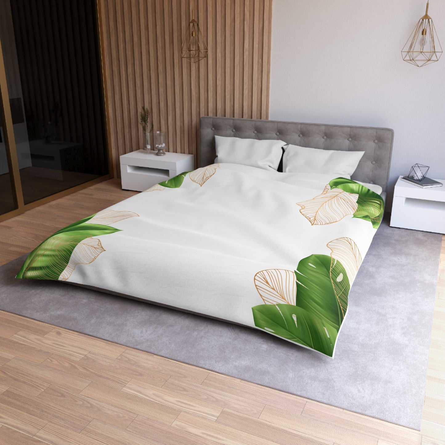 Chilli and Bandit Heeler-Inspired Microfiber Duvet Cover