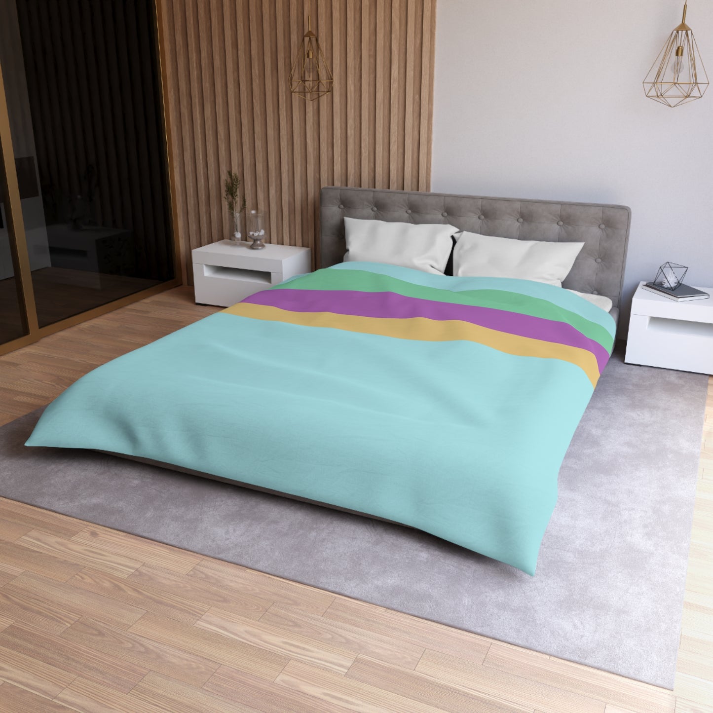 Bingo and Bluey Inspired Microfiber Duvet Cover