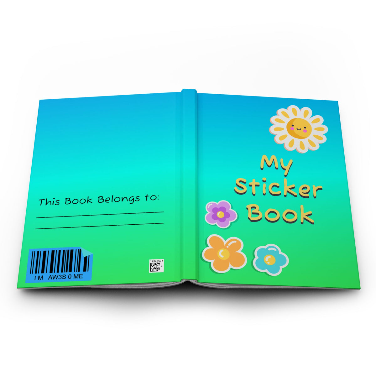 Sticker Book! Hardcover Matte (Blank)