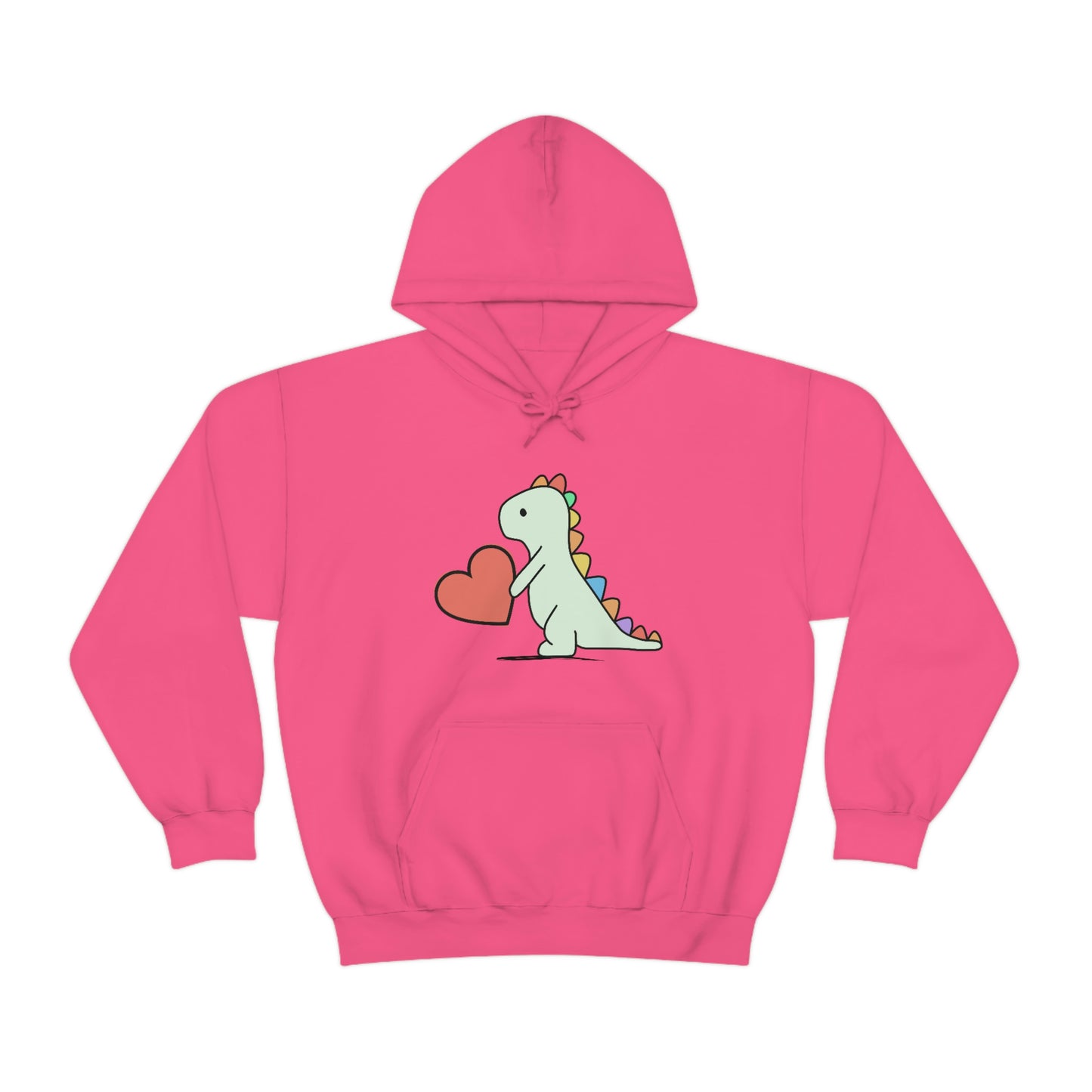 Dinosaur Hoodie, Rainbow Dinosaur,