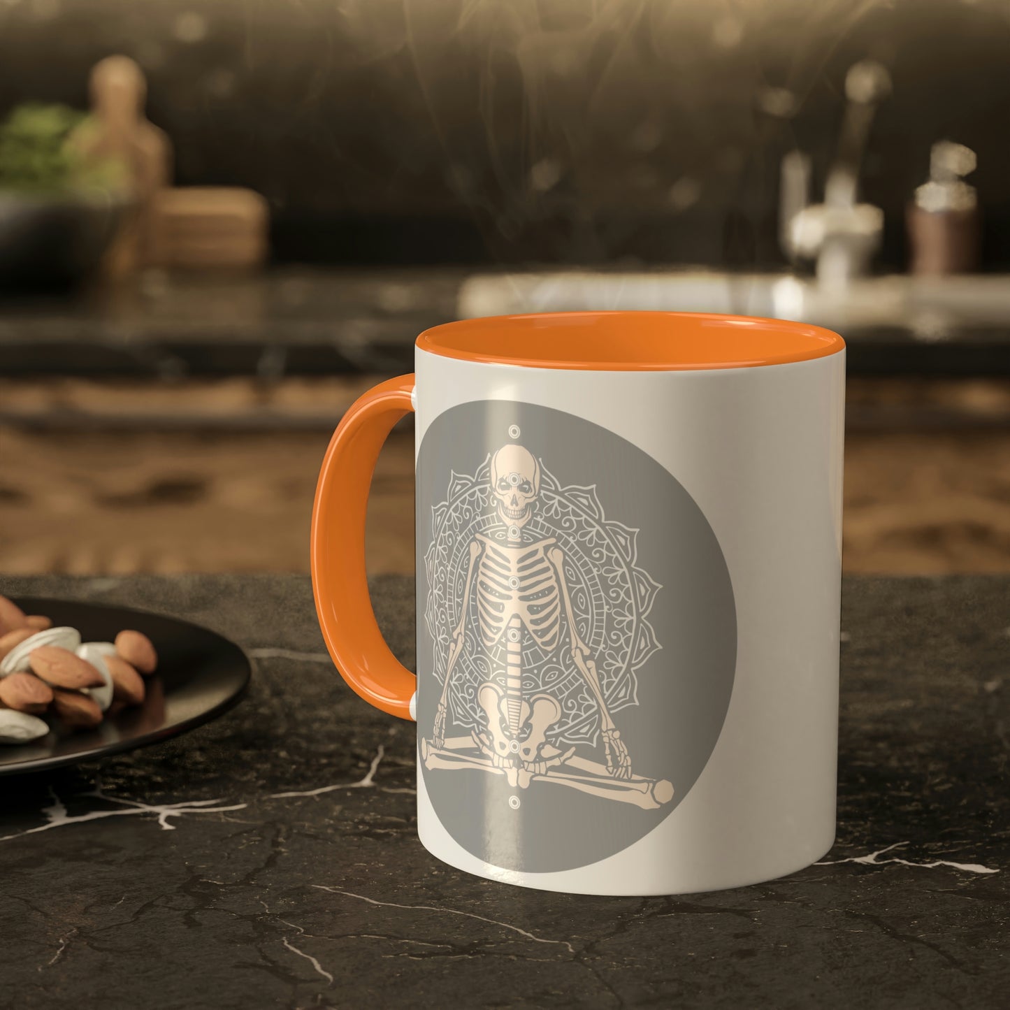 Skeleton, Yoga, Rest in Peace Multiple options, Colorful Mugs, 11oz