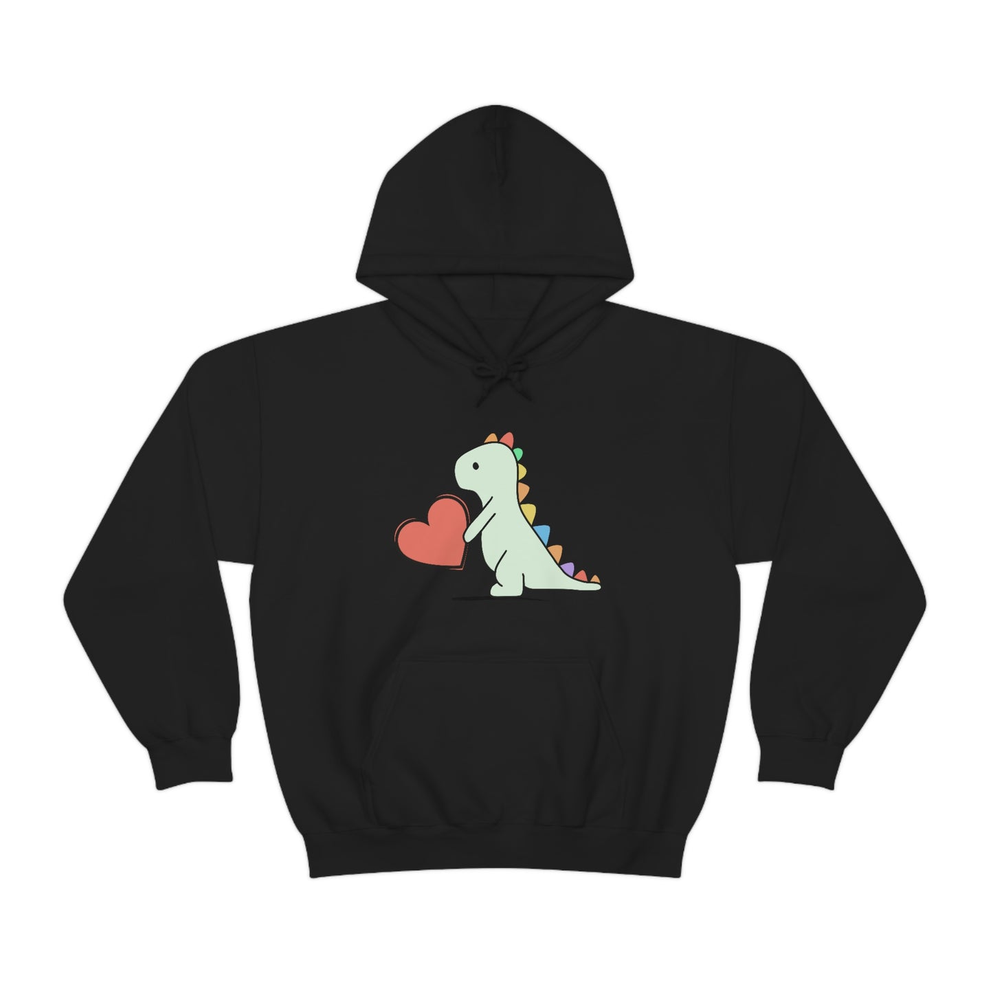 Dinosaur Hoodie, Rainbow Dinosaur,