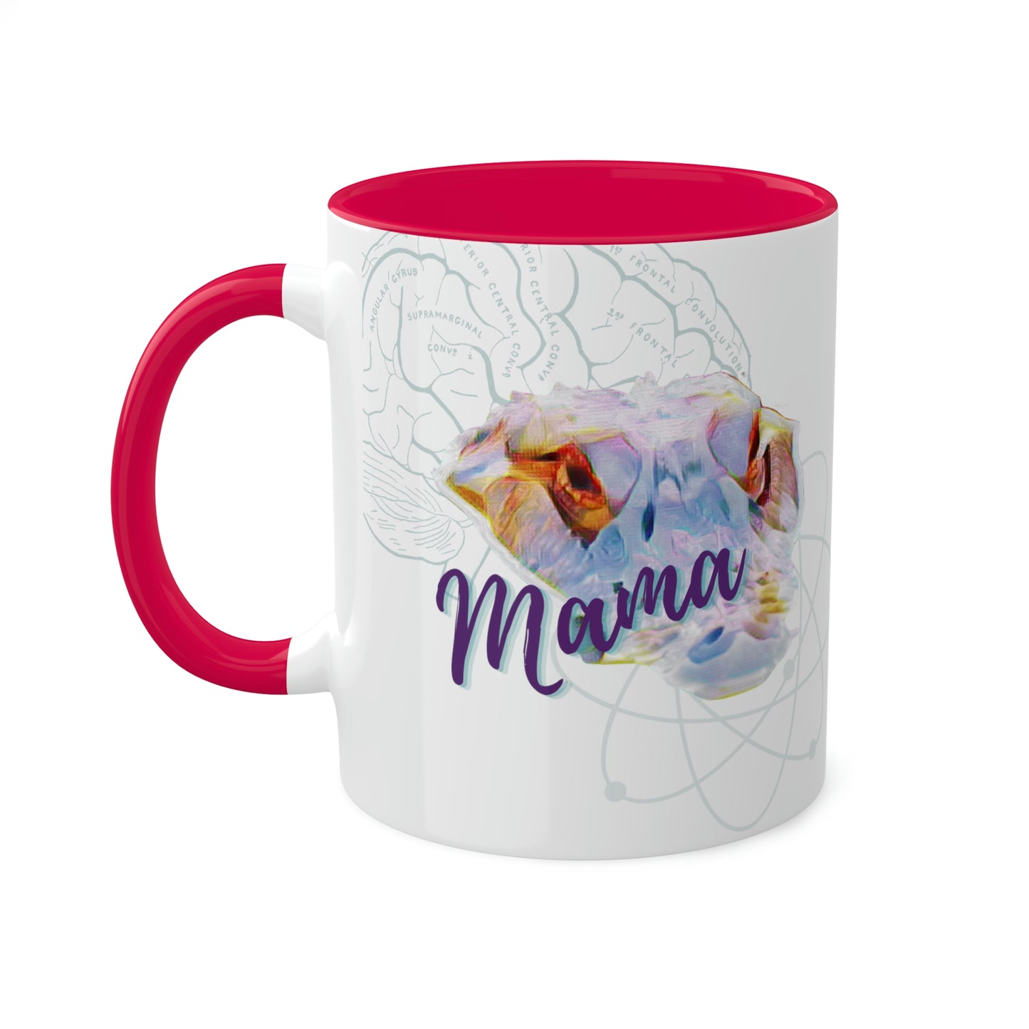 Just a Mama Gator -multiple options-Colorful Mugs, 11oz, Parenting Science