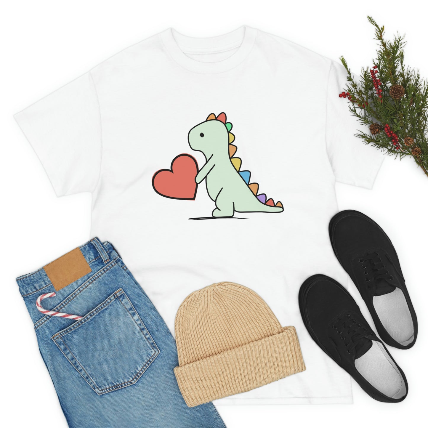 Dinosaur T-shirt, Rainbow Dinosaur, , Family Tshirts,