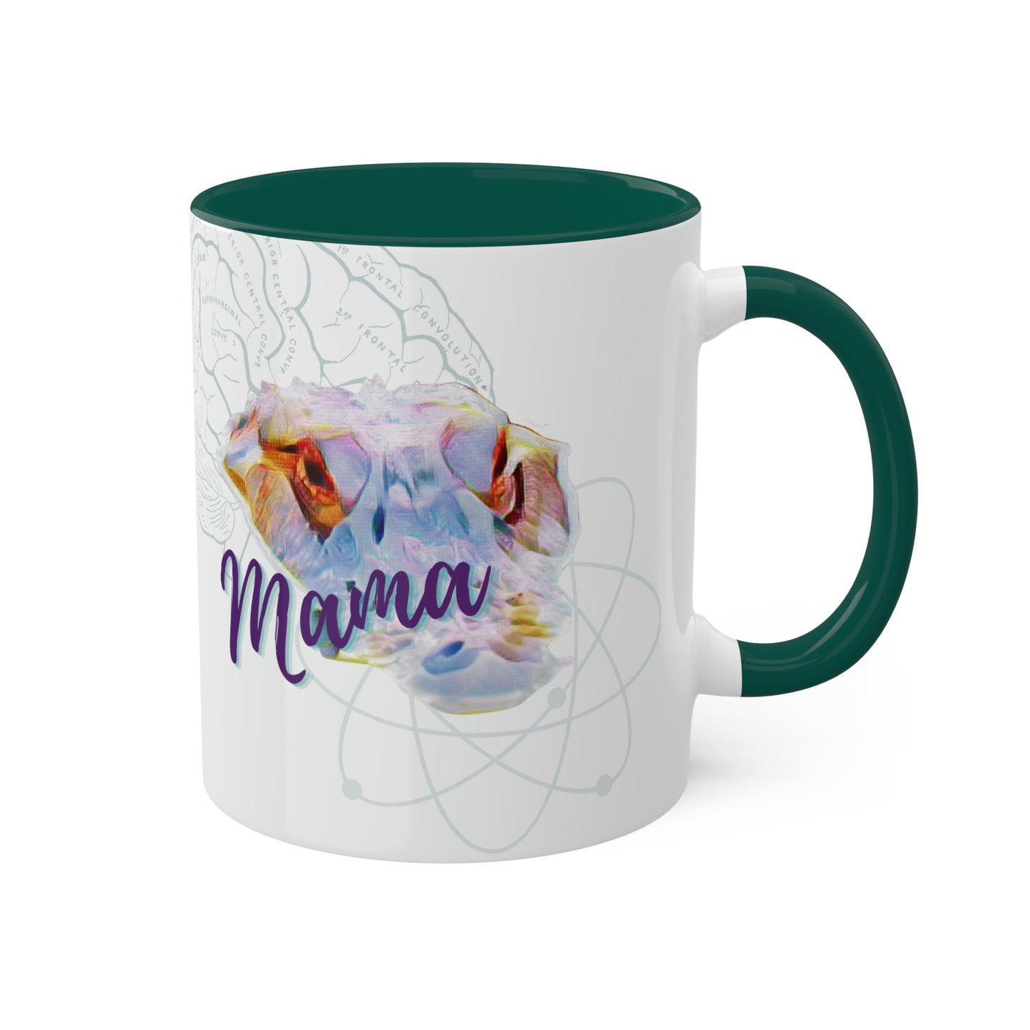 Just a Mama Gator -multiple options-Colorful Mugs, 11oz, Parenting Science