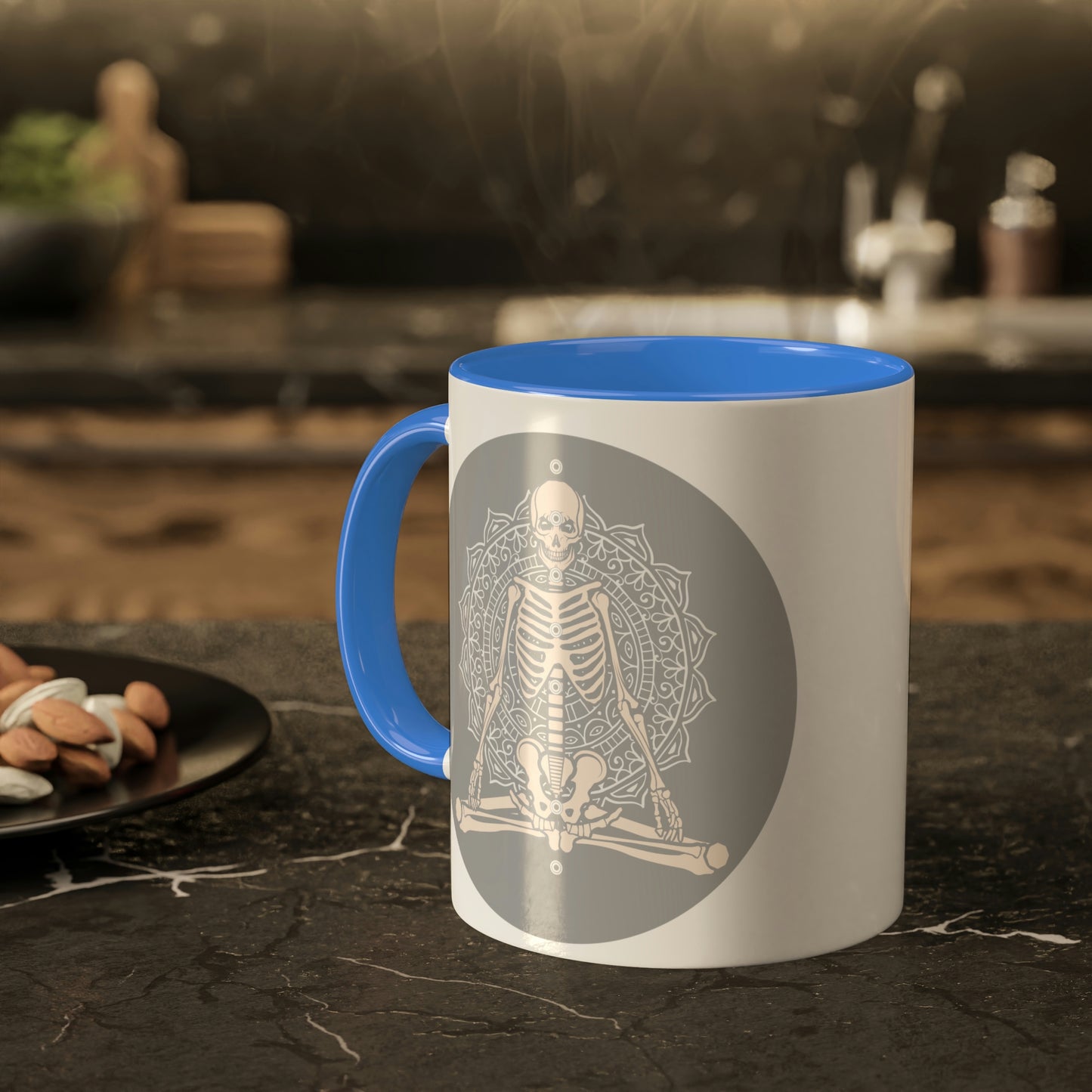 Skeleton, Yoga, Rest in Peace Multiple options, Colorful Mugs, 11oz