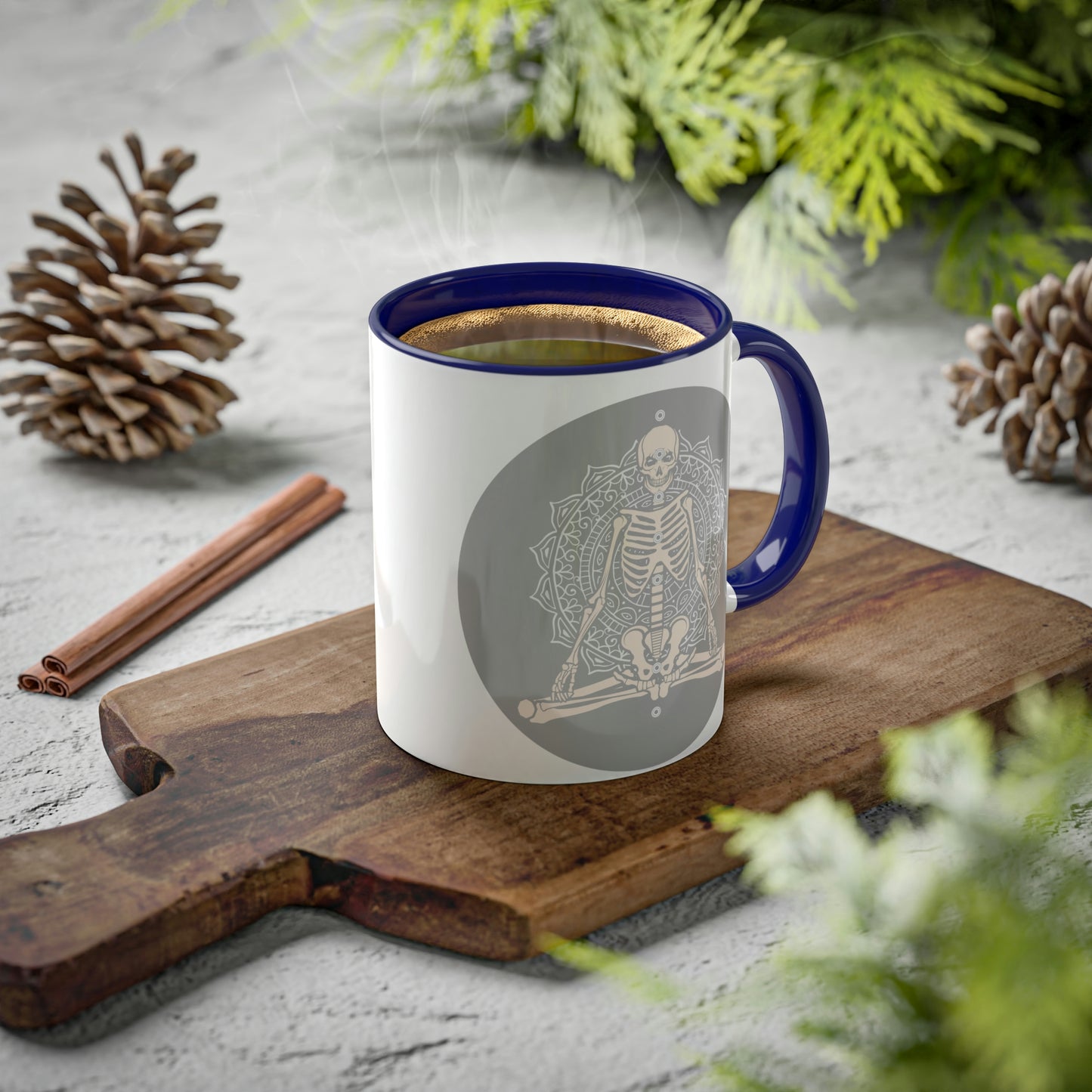 Skeleton, Yoga, Rest in Peace Multiple options, Colorful Mugs, 11oz