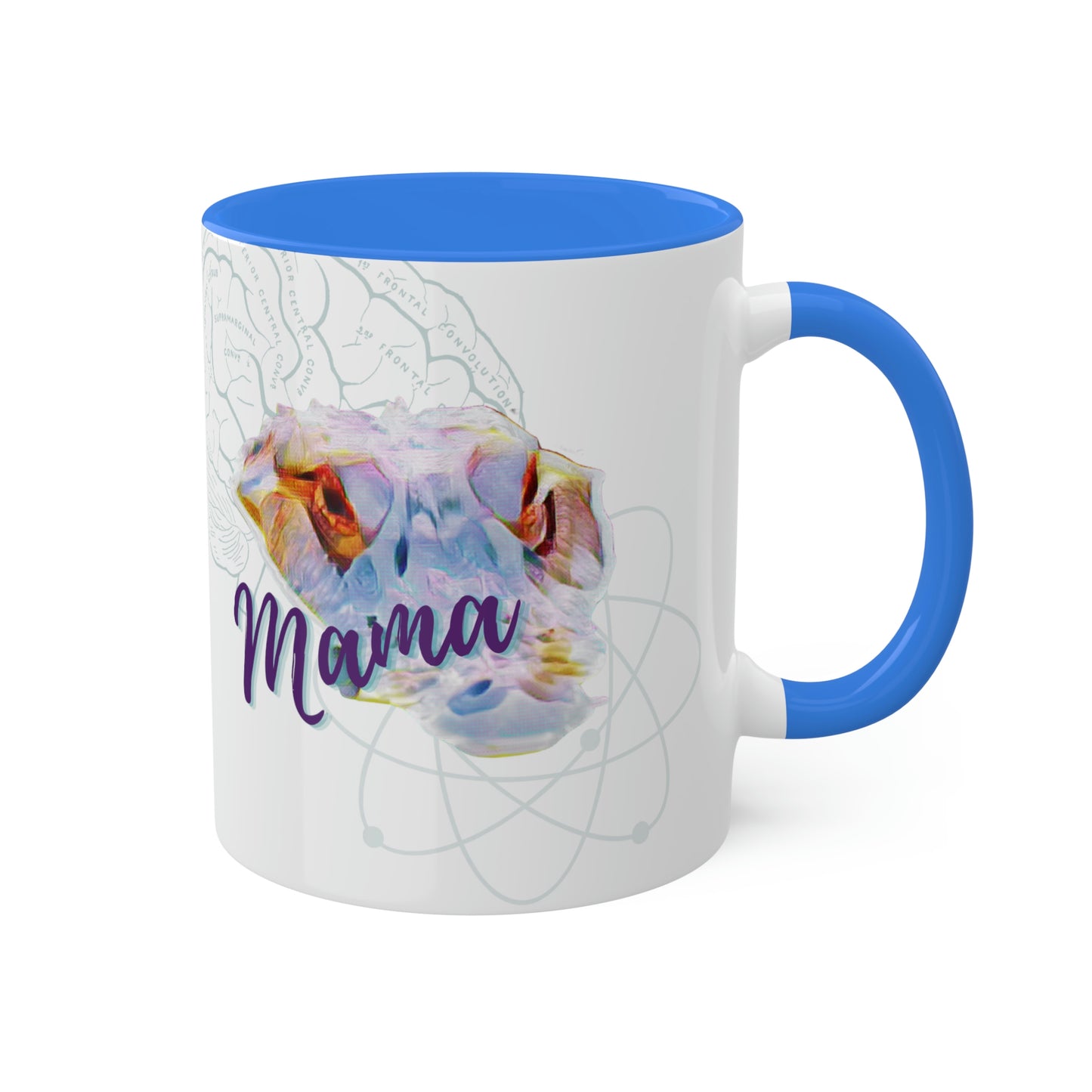 Just a Mama Gator -multiple options-Colorful Mugs, 11oz, Parenting Science