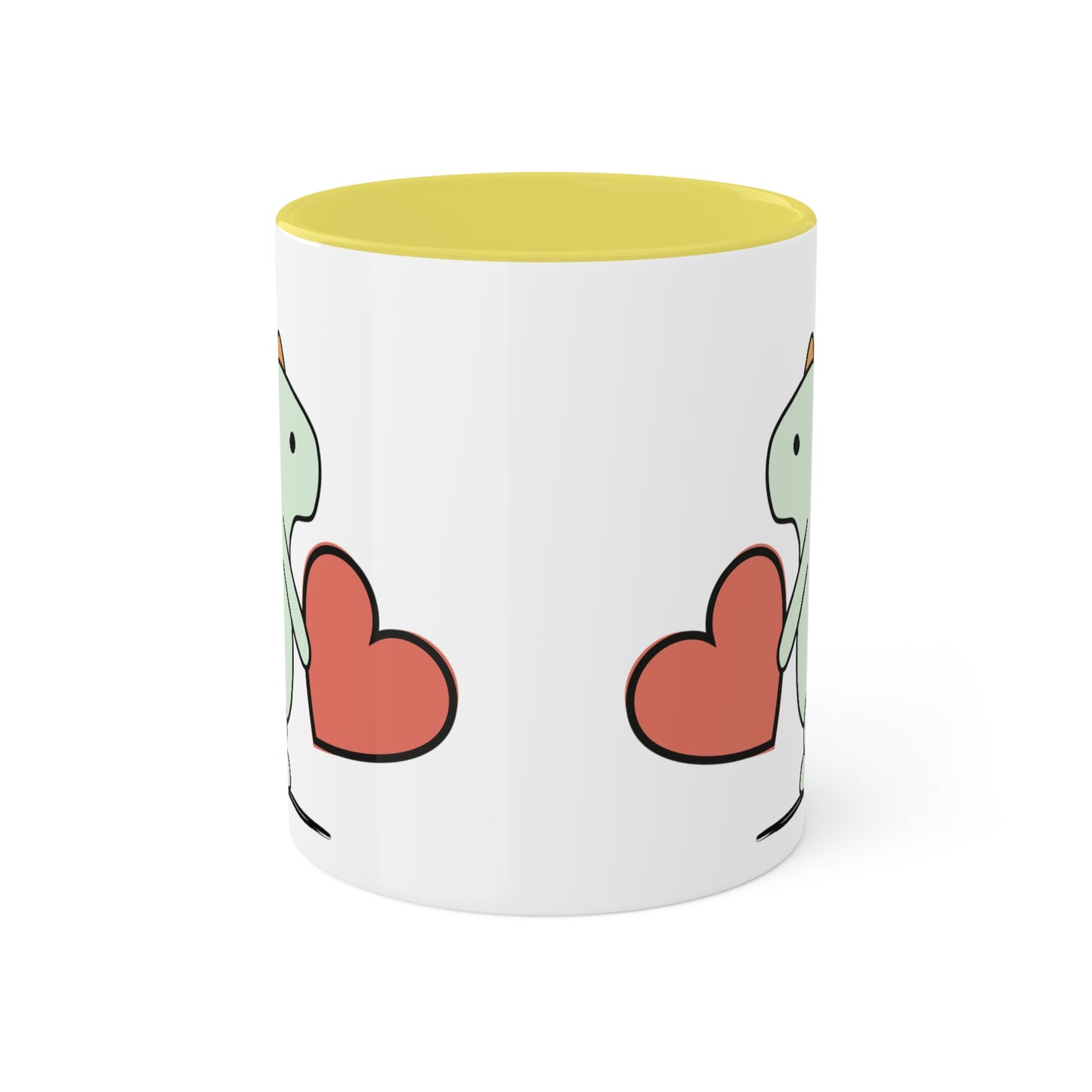Rainbow Dinosaur, Rainbow Dino, Valentine, Multiple options, Colorful Mugs, 11oz