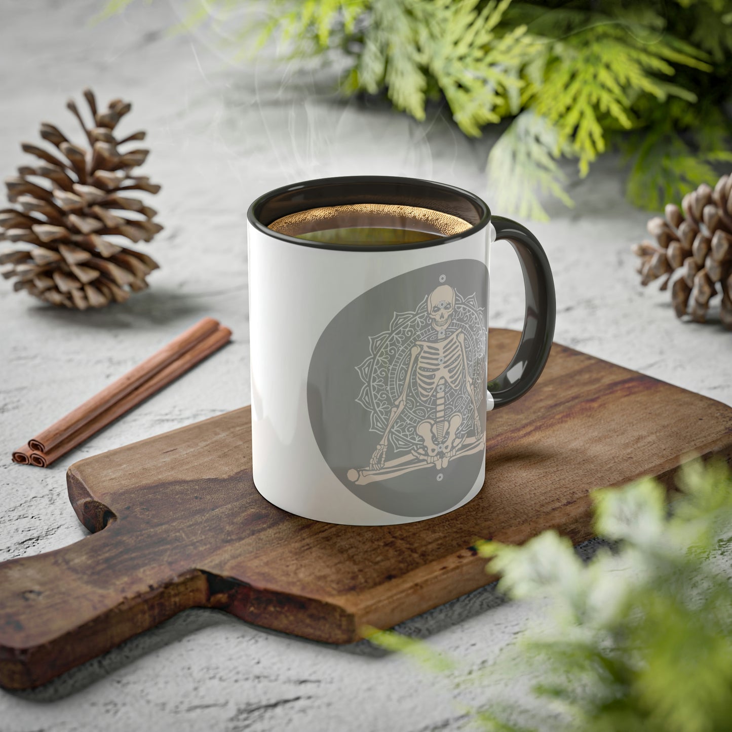 Skeleton, Yoga, Rest in Peace Multiple options, Colorful Mugs, 11oz