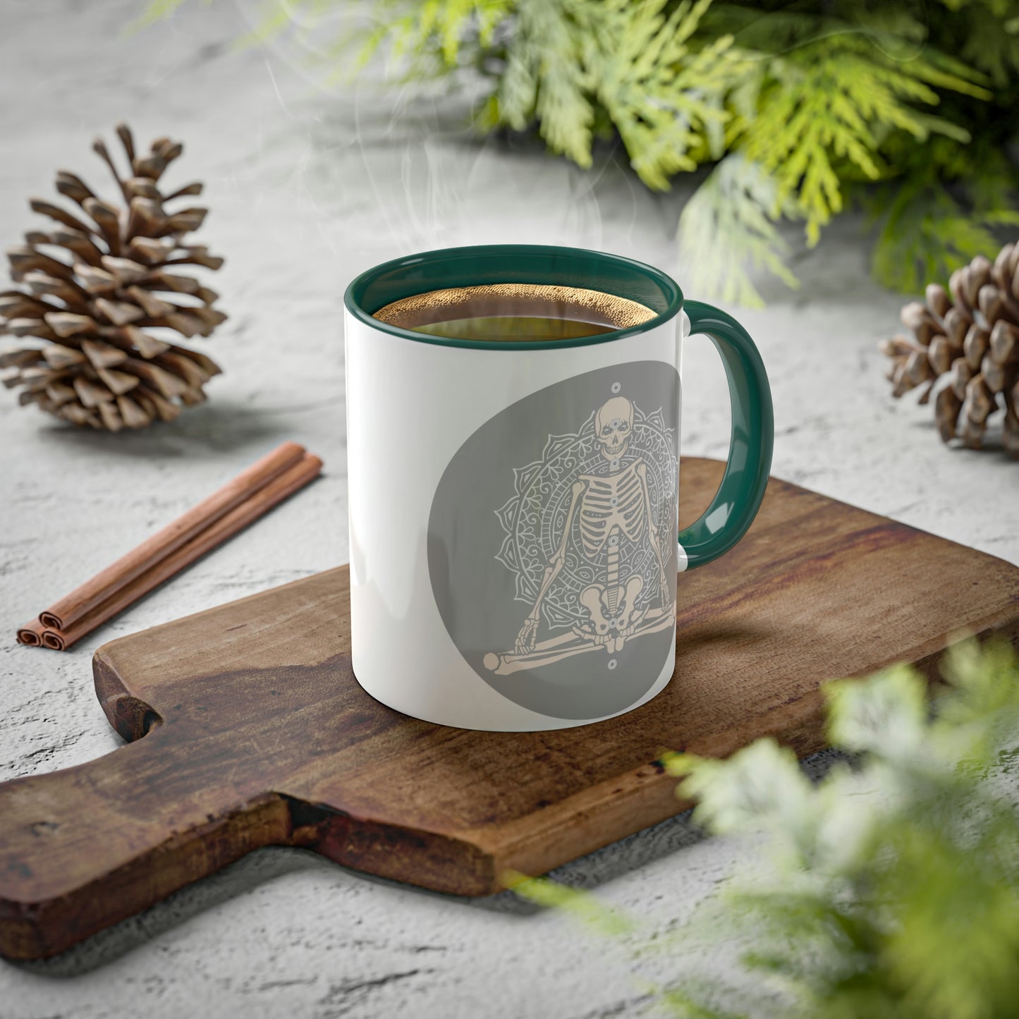 Skeleton, Yoga, Rest in Peace Multiple options, Colorful Mugs, 11oz