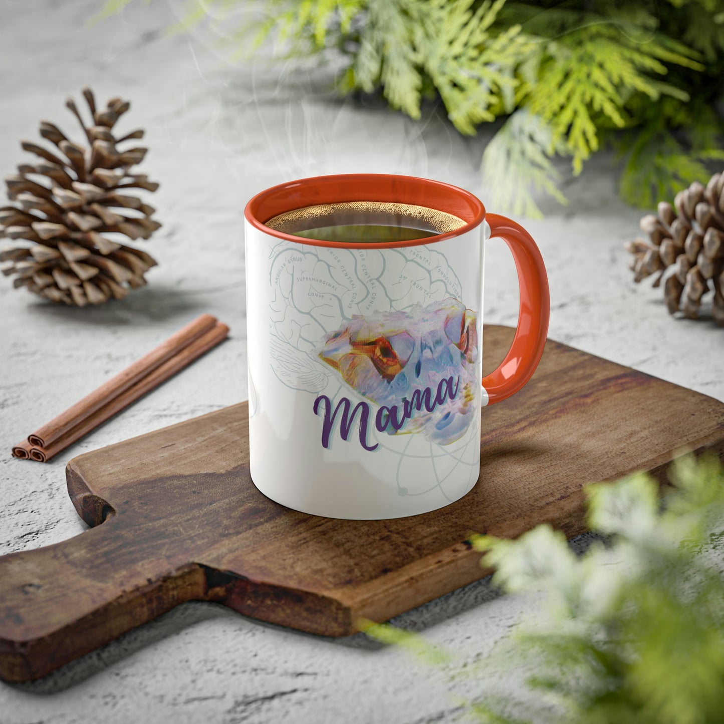 Just a Mama Gator -multiple options-Colorful Mugs, 11oz, Parenting Science