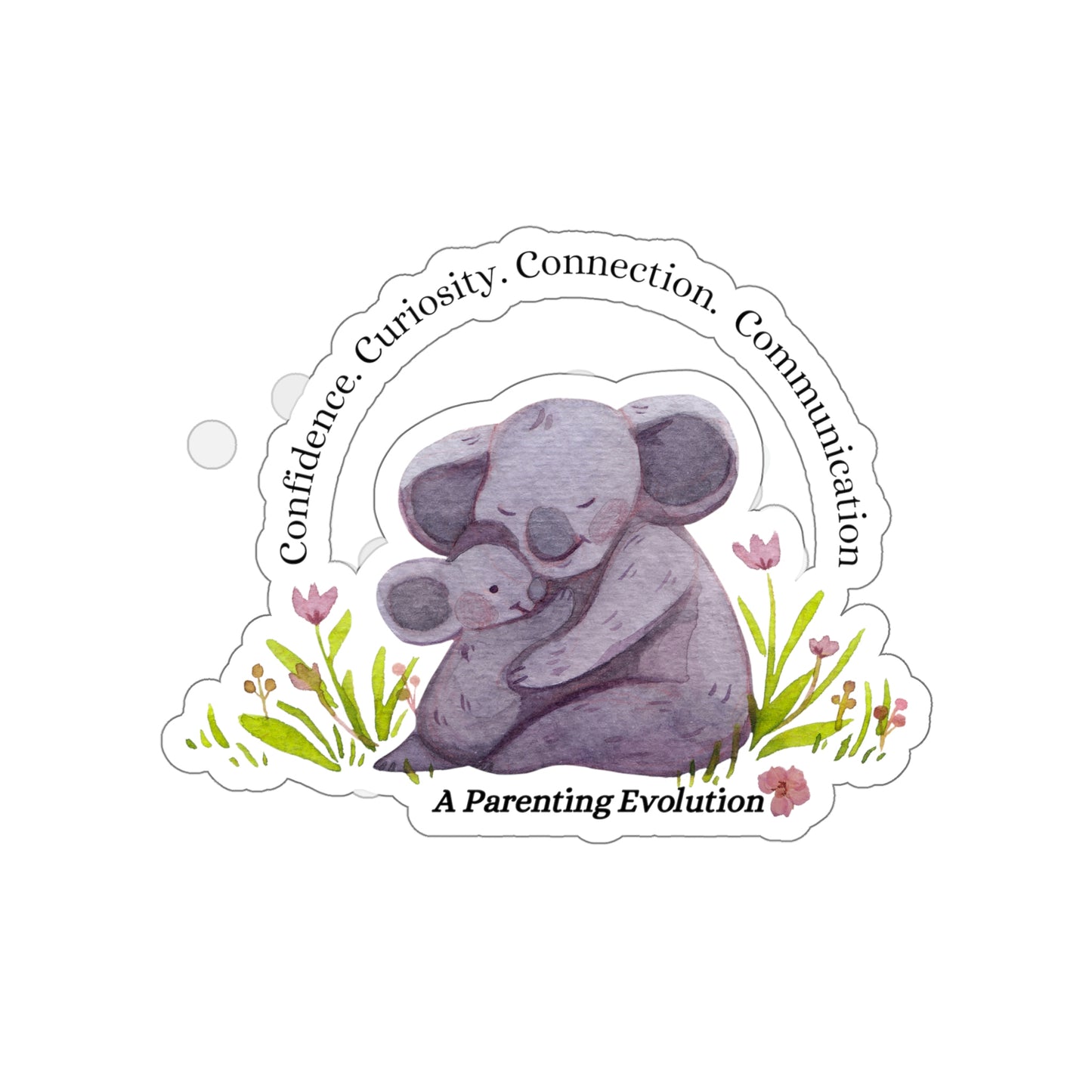 Koalas, Parenting Evolution, Parenting, Mom gift, Dad gift, Parenting Gift, Die-Cut Stickers