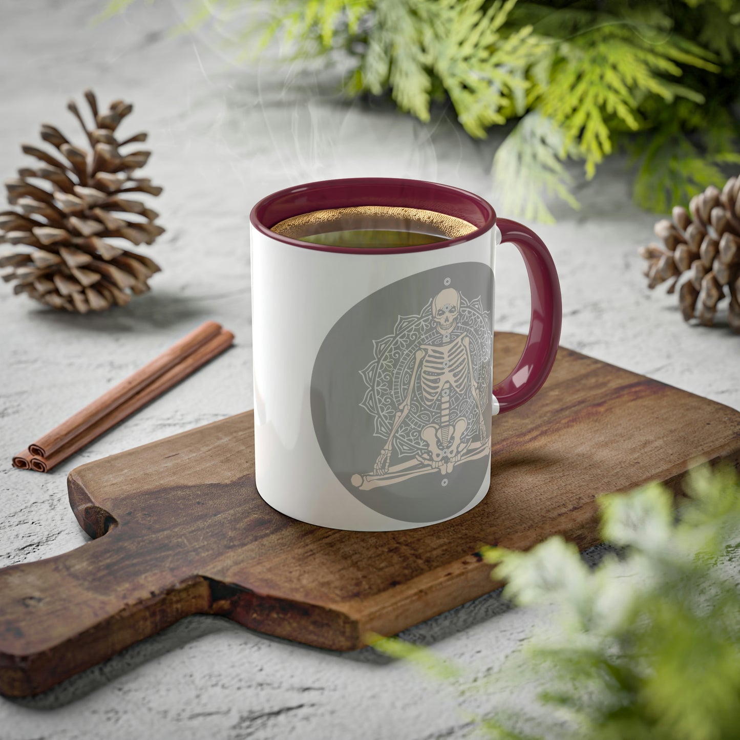 Skeleton, Yoga, Rest in Peace Multiple options, Colorful Mugs, 11oz