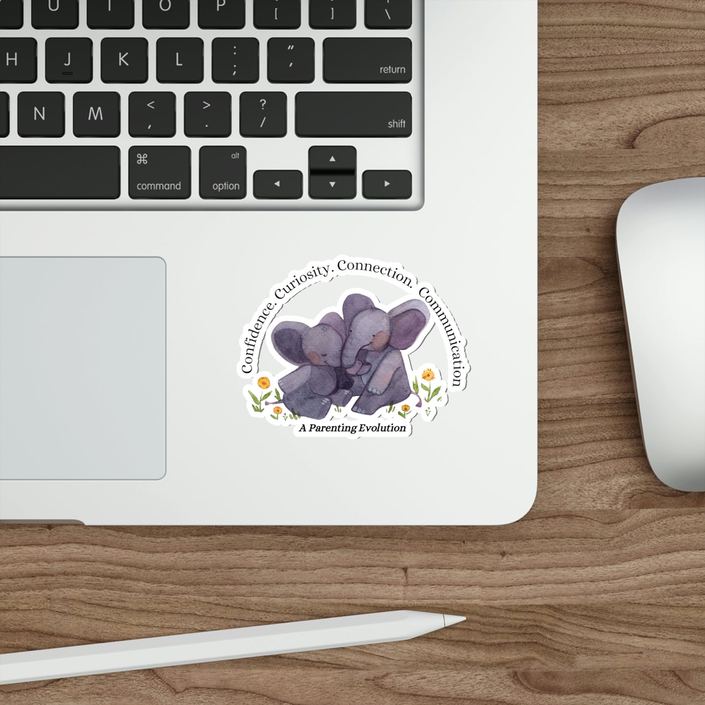 Elephants, Parenting Evolution, Parenting, Mom gift, Dad gift, Parenting Gift, Die-Cut Stickers