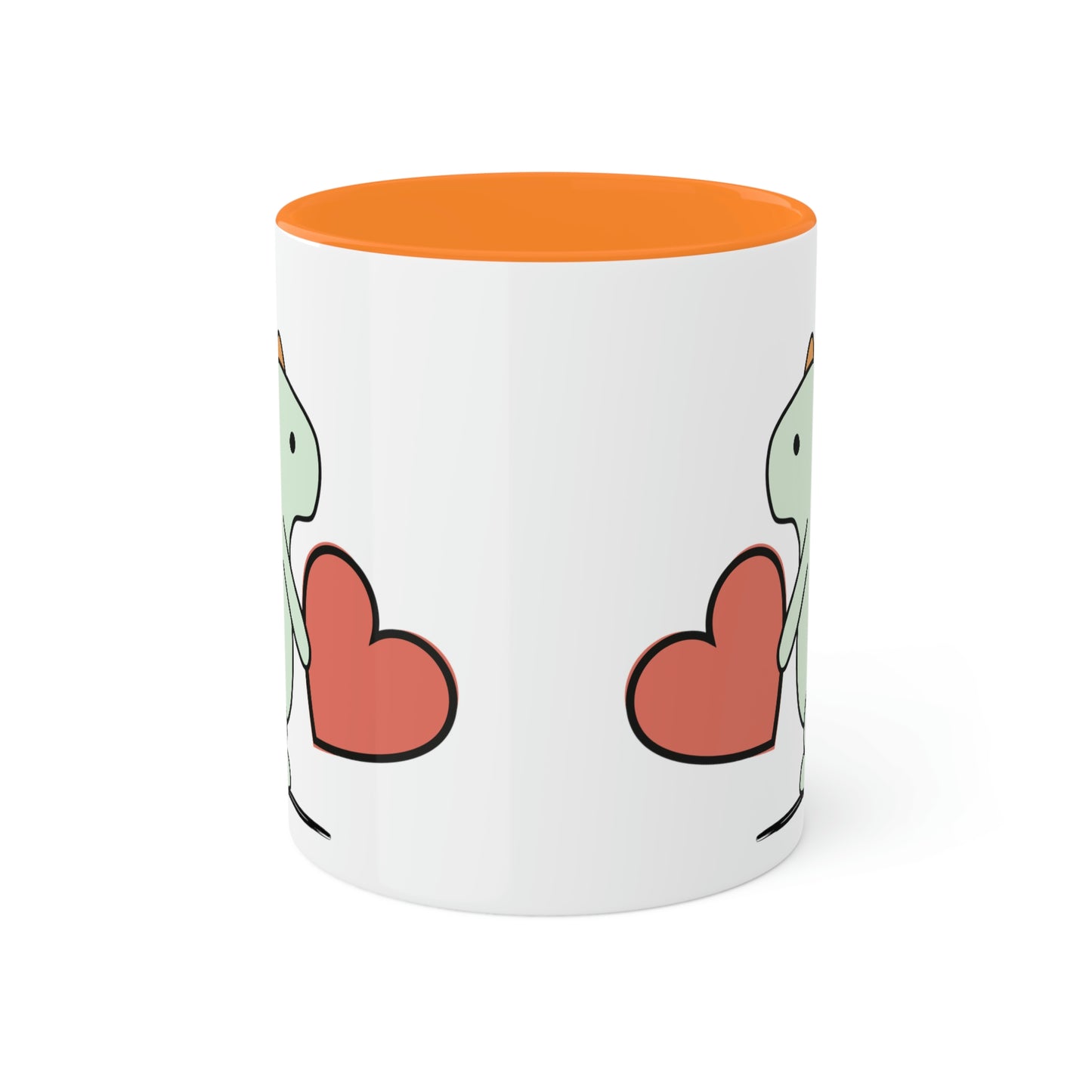 Rainbow Dinosaur, Rainbow Dino, Valentine, Multiple options, Colorful Mugs, 11oz
