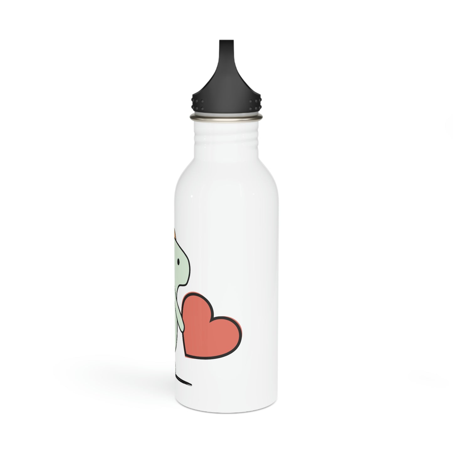 Dinosaur, Rainbow- Stainless Steel Water Bottle