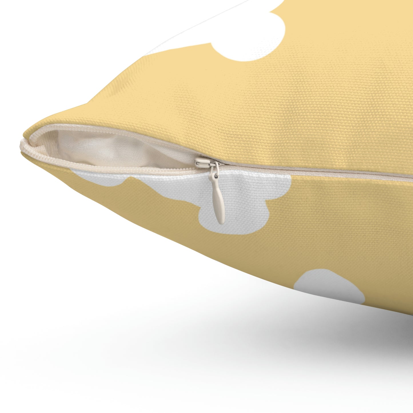 Bluey inspired bedding Pillow, Yellow, dog bones