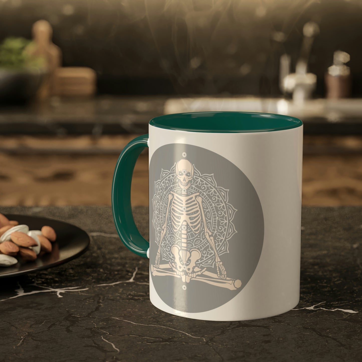 Skeleton, Yoga, Rest in Peace Multiple options, Colorful Mugs, 11oz