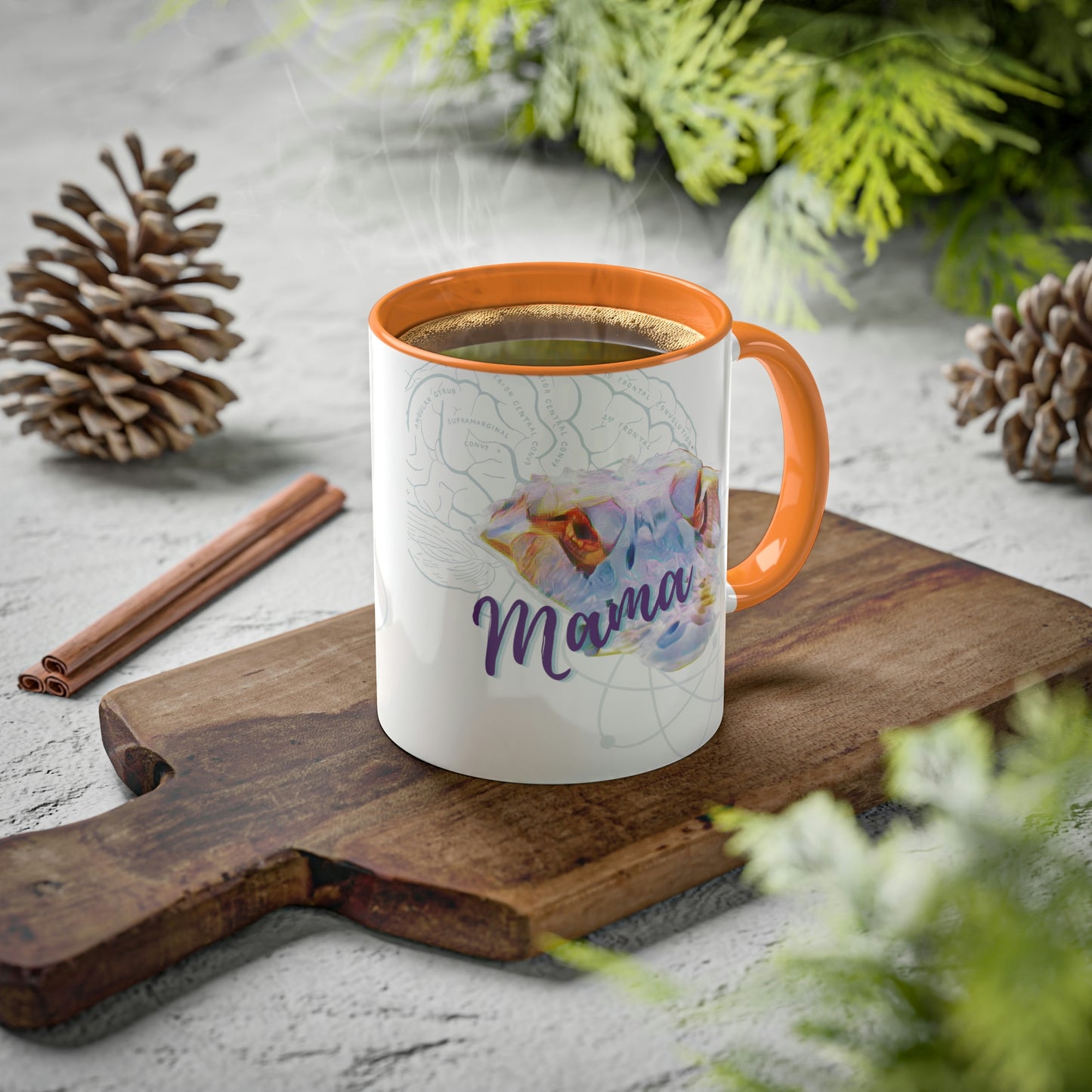 Just a Mama Gator -multiple options-Colorful Mugs, 11oz, Parenting Science
