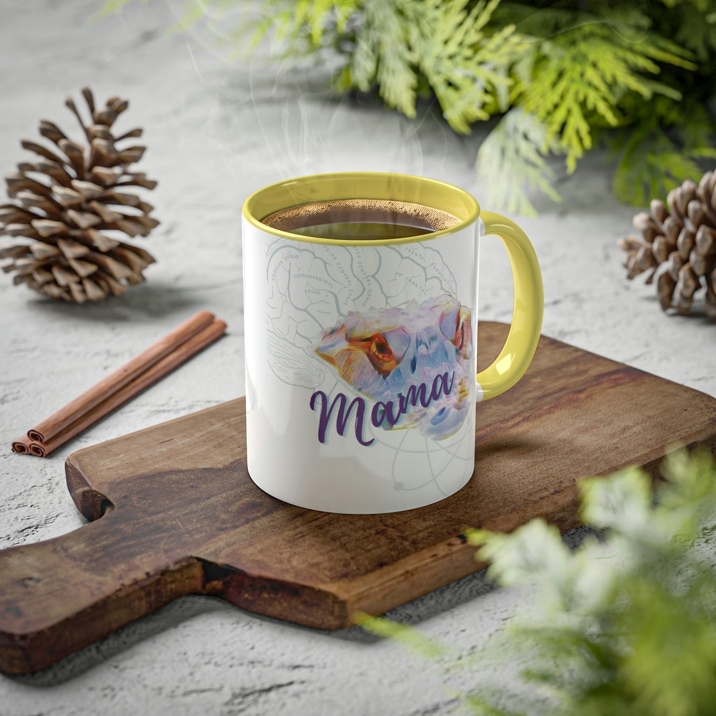 Just a Mama Gator -multiple options-Colorful Mugs, 11oz, Parenting Science