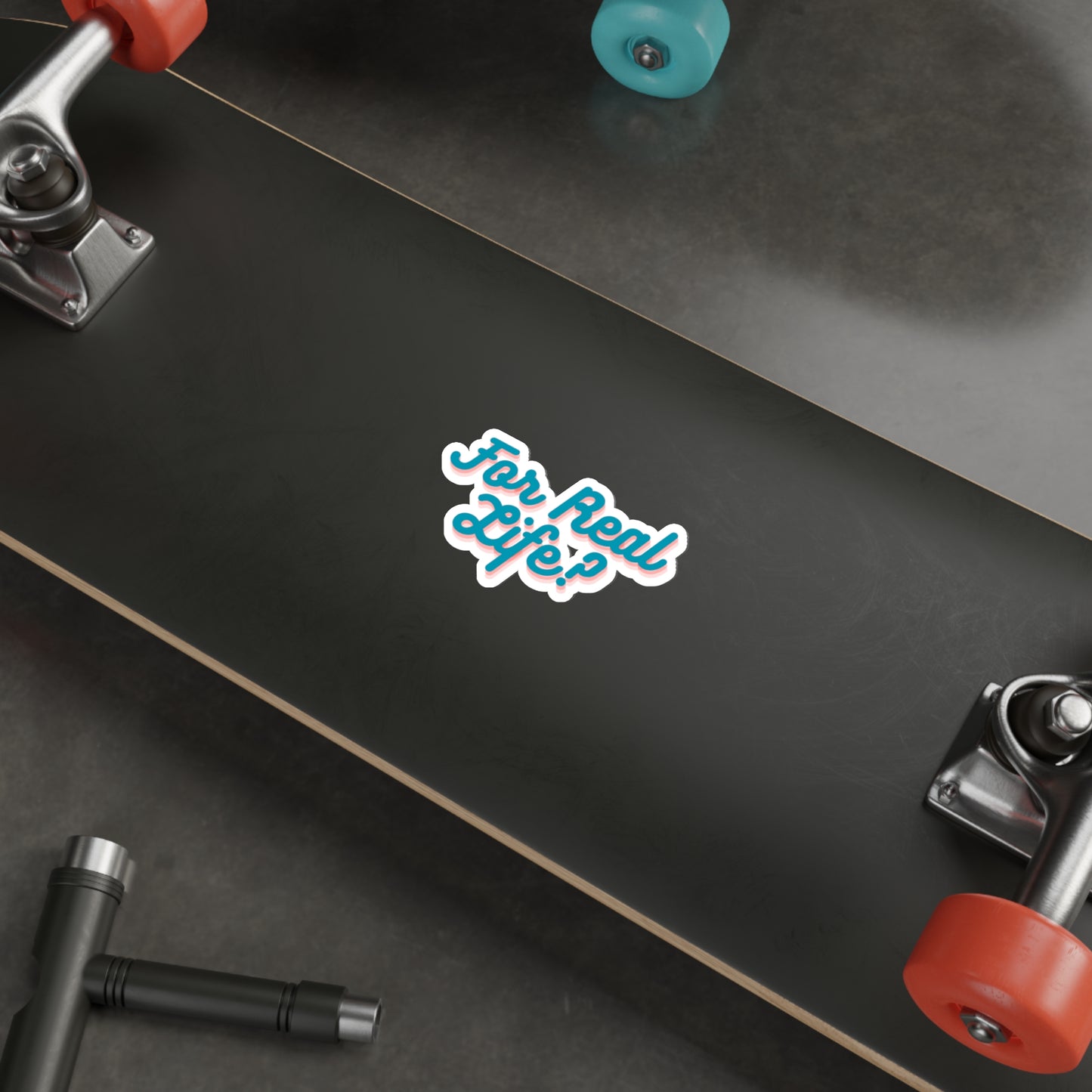 Bluey Quote, For Real life?! Die-Cut Stickers