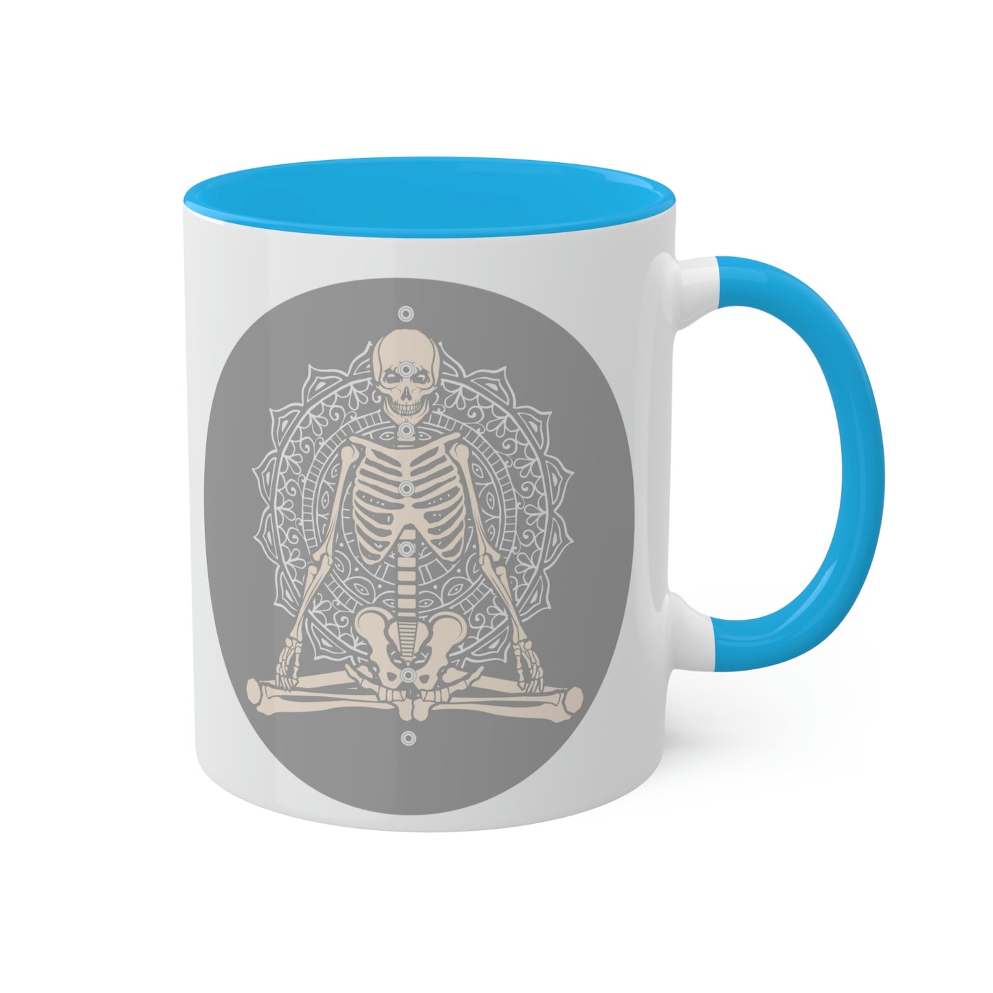 Skeleton, Yoga, Rest in Peace Multiple options, Colorful Mugs, 11oz