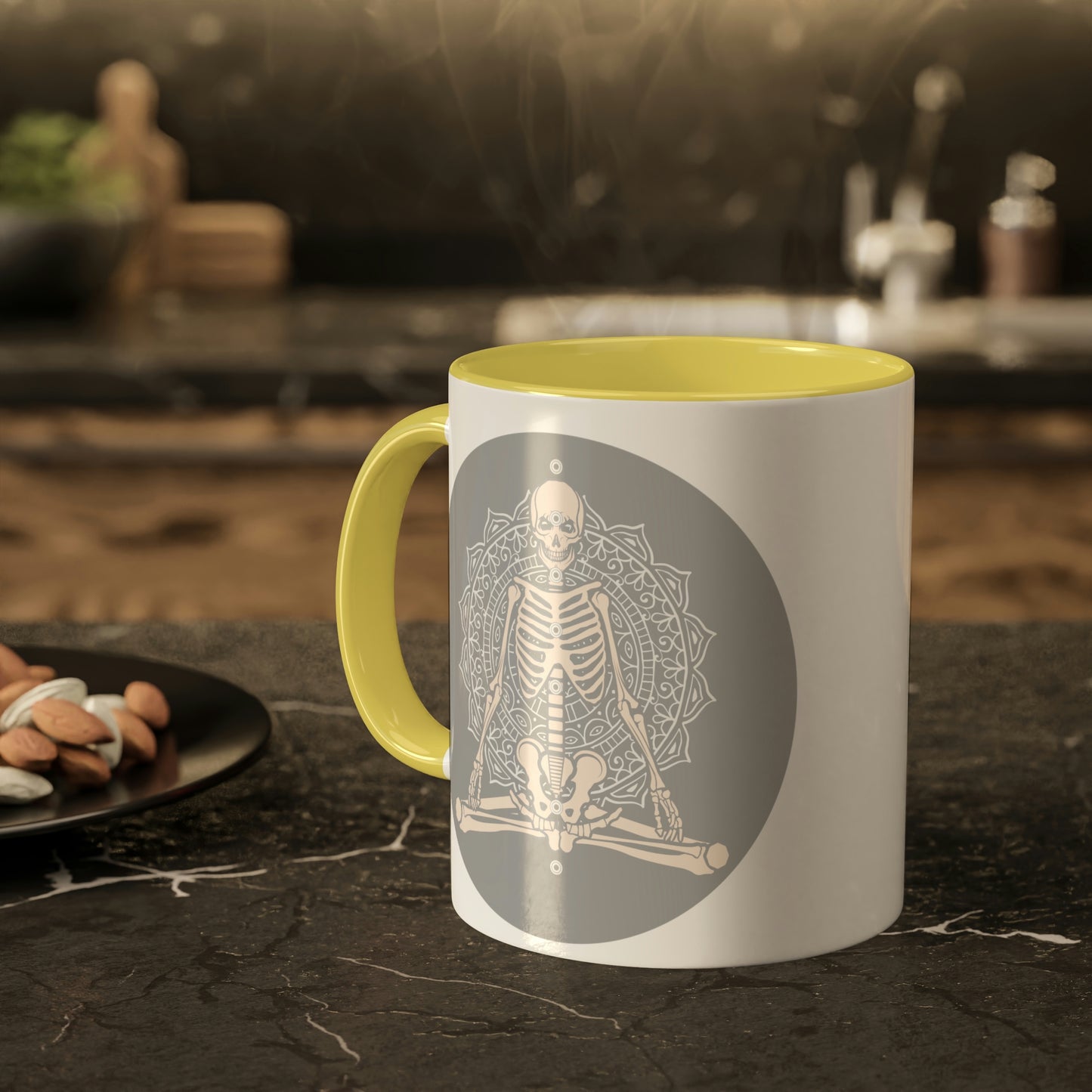 Skeleton, Yoga, Rest in Peace Multiple options, Colorful Mugs, 11oz