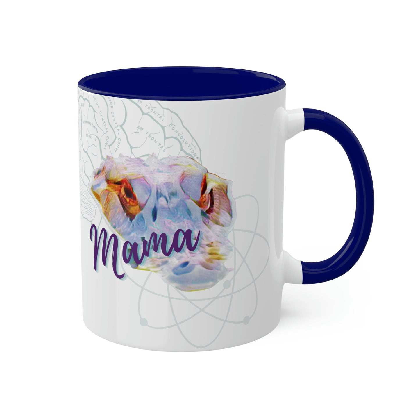 Just a Mama Gator -multiple options-Colorful Mugs, 11oz, Parenting Science