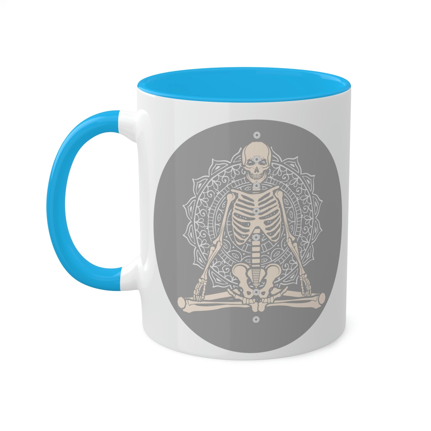 Skeleton, Yoga, Rest in Peace Multiple options, Colorful Mugs, 11oz