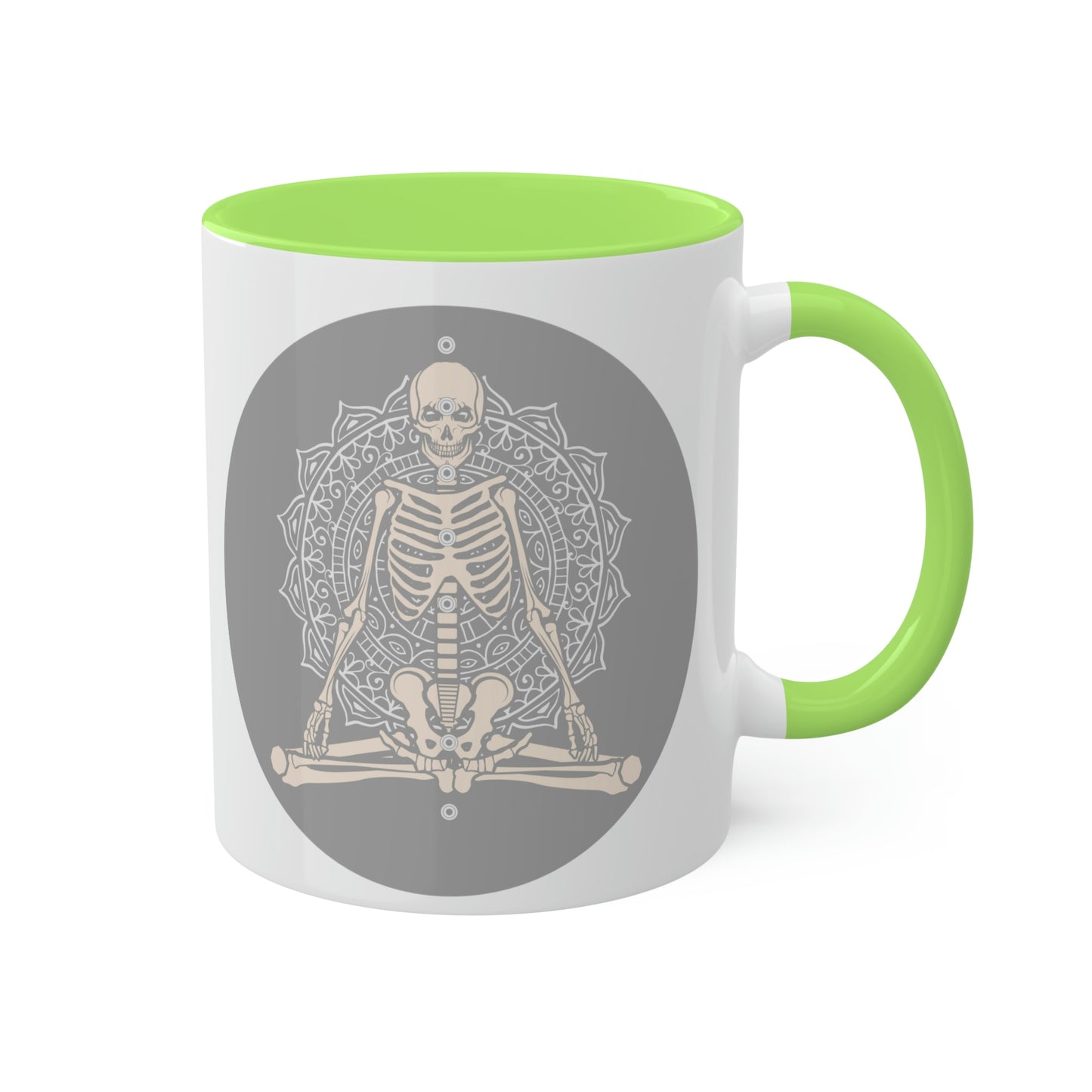 Skeleton, Yoga, Rest in Peace Multiple options, Colorful Mugs, 11oz