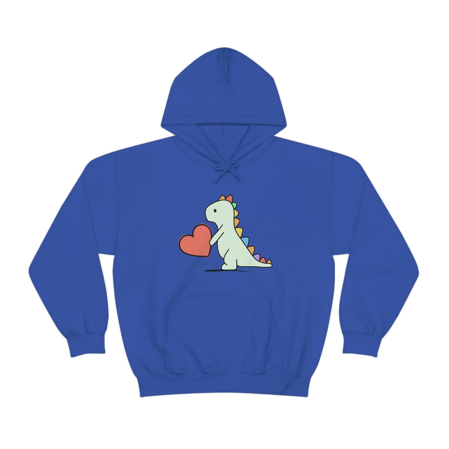 Dinosaur Hoodie, Rainbow Dinosaur,