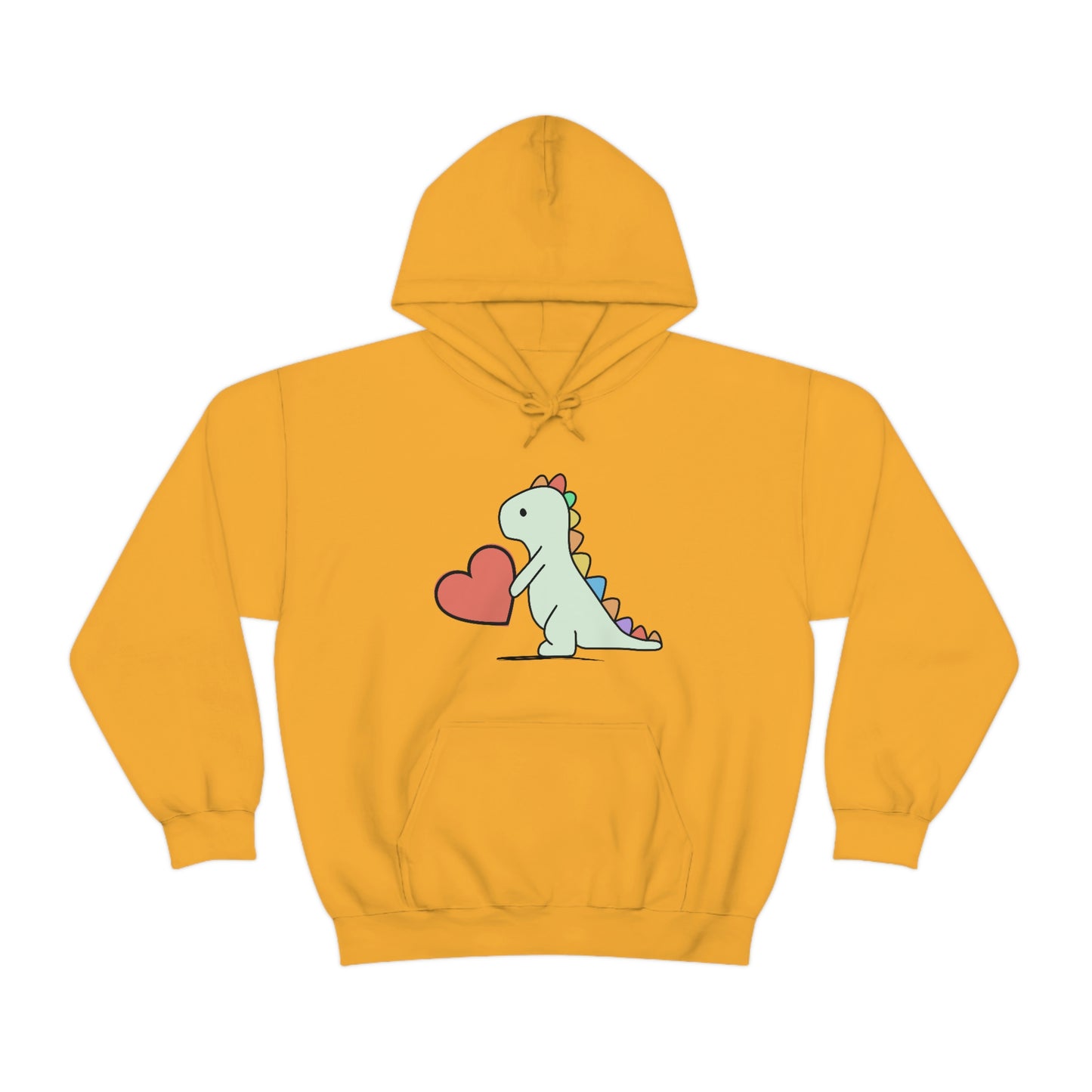 Dinosaur Hoodie, Rainbow Dinosaur,