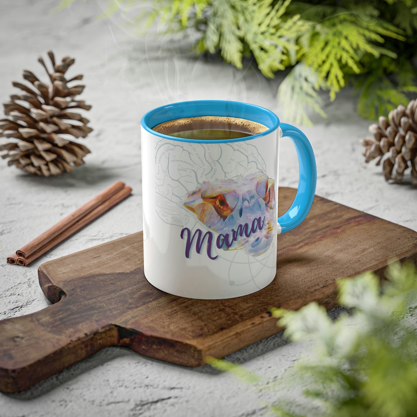 Just a Mama Gator -multiple options-Colorful Mugs, 11oz, Parenting Science