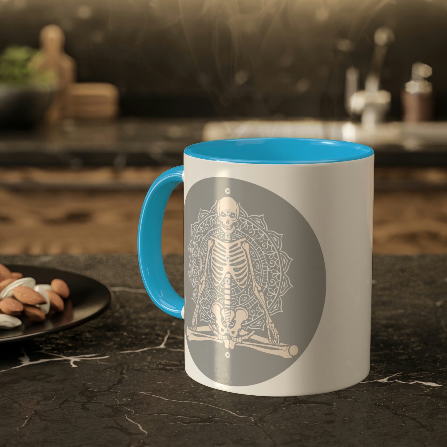 Skeleton, Yoga, Rest in Peace Multiple options, Colorful Mugs, 11oz