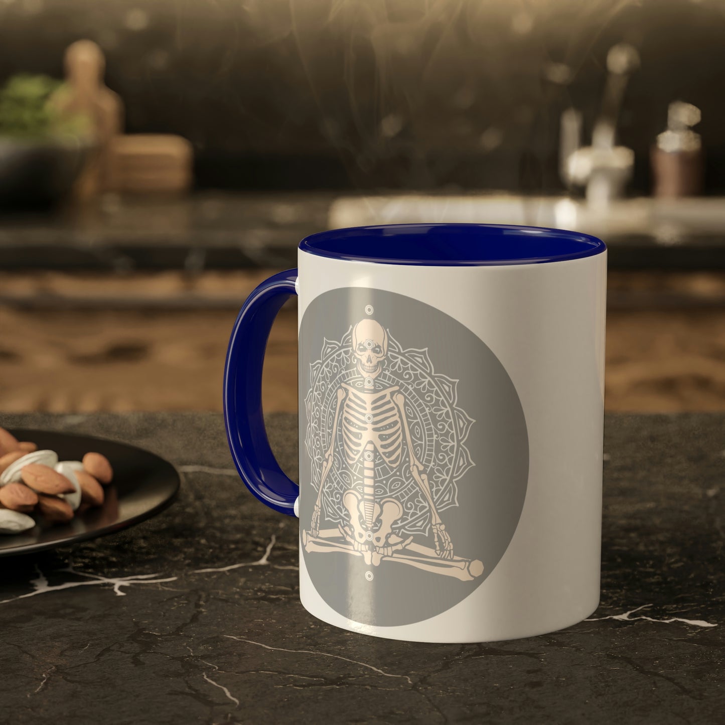 Skeleton, Yoga, Rest in Peace Multiple options, Colorful Mugs, 11oz