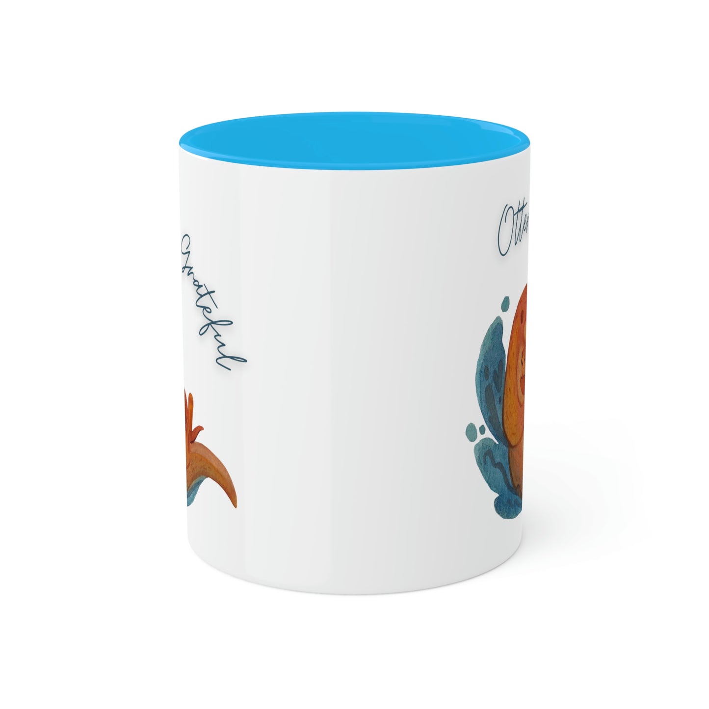 Otterly Grateful, Otter and baby, mom gift, dad gift, caregiver gift, color options Mug