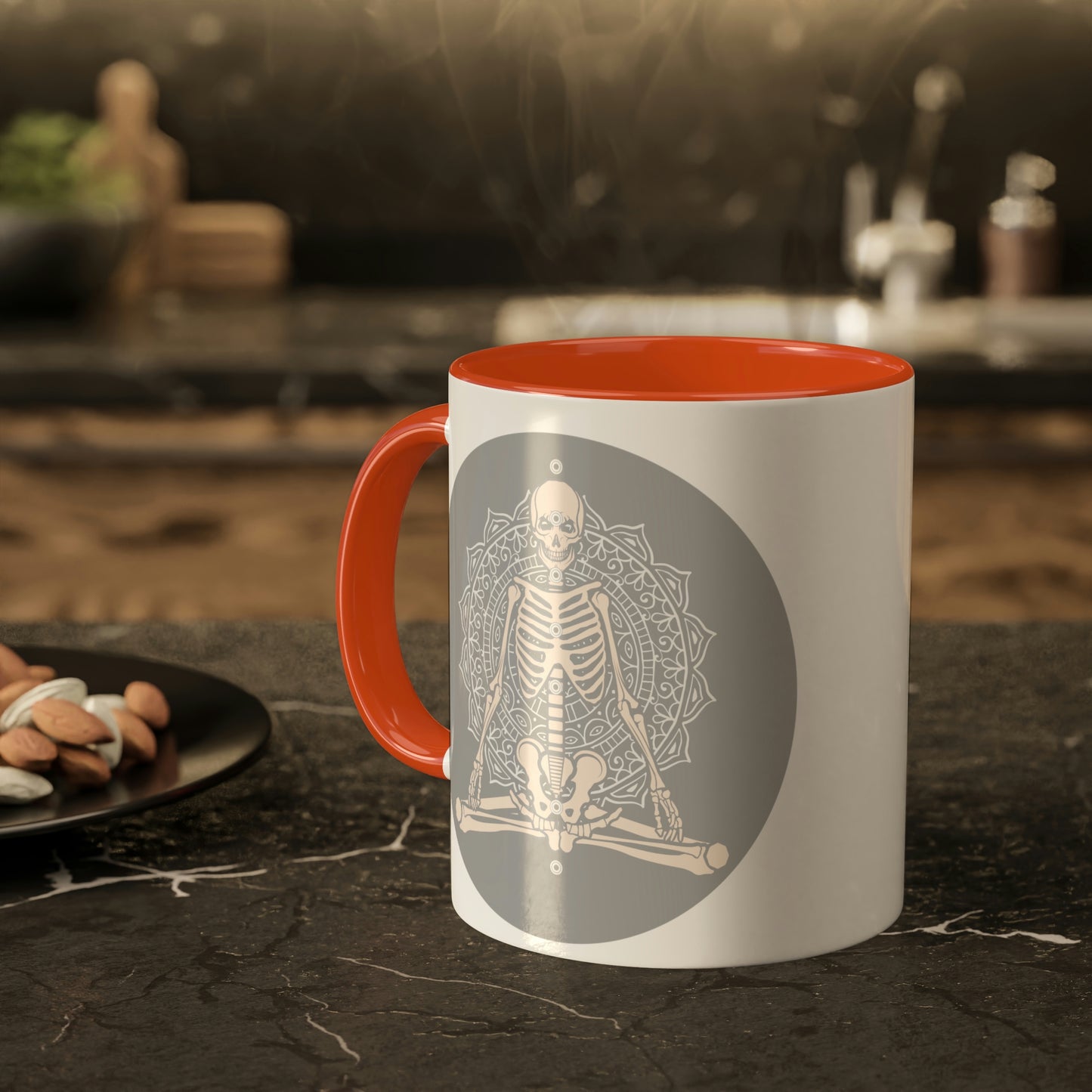 Skeleton, Yoga, Rest in Peace Multiple options, Colorful Mugs, 11oz