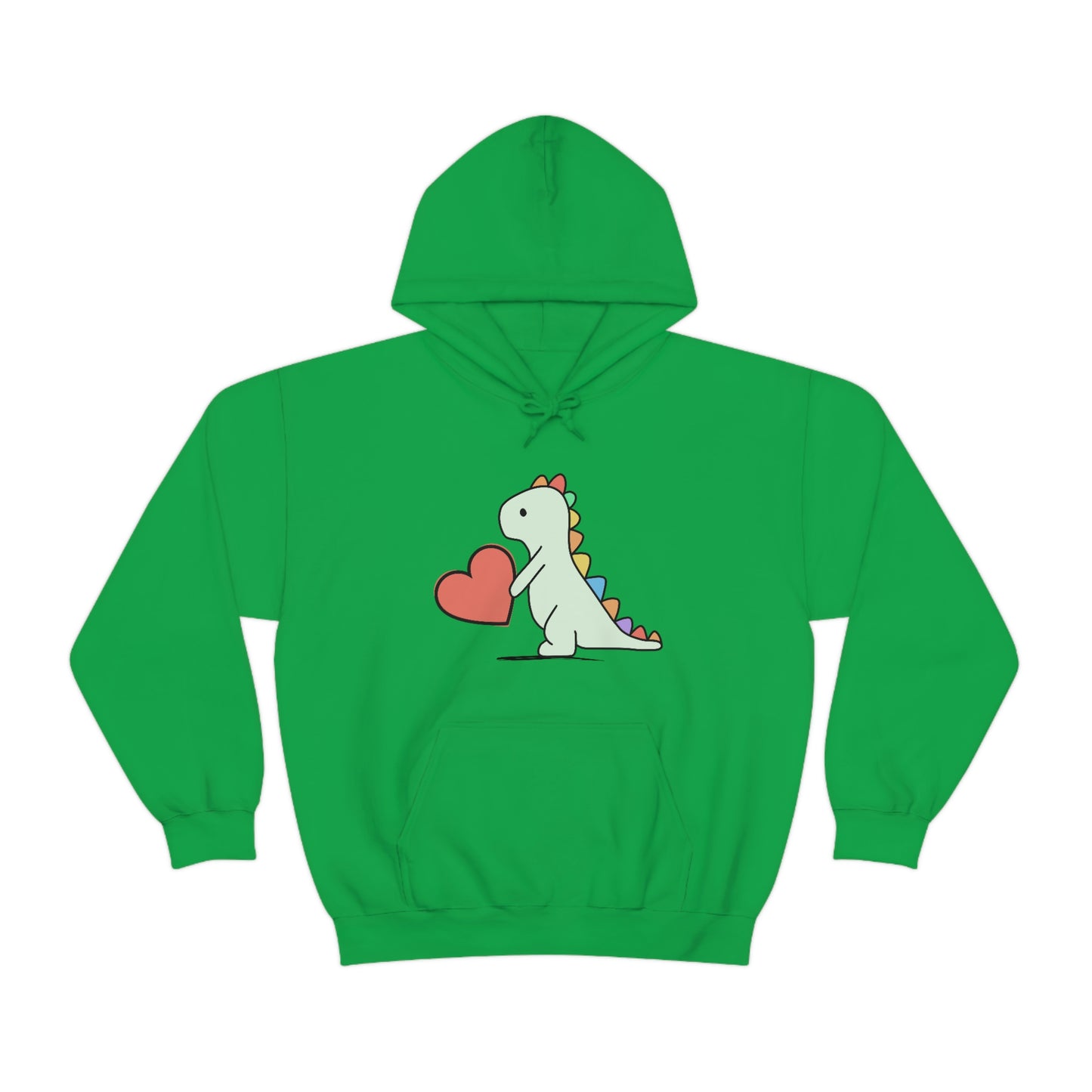 Dinosaur Hoodie, Rainbow Dinosaur,