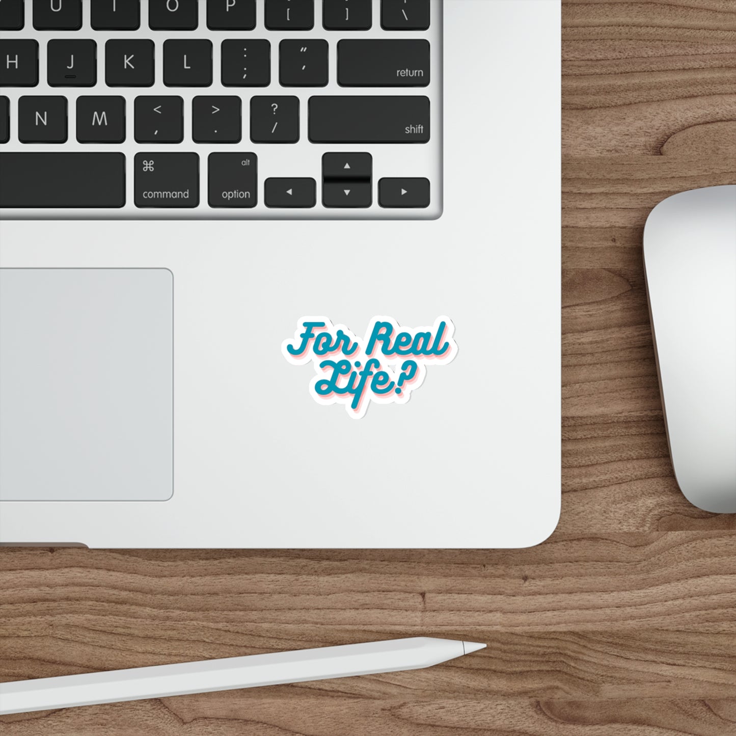 Bluey Quote, For Real life?! Die-Cut Stickers