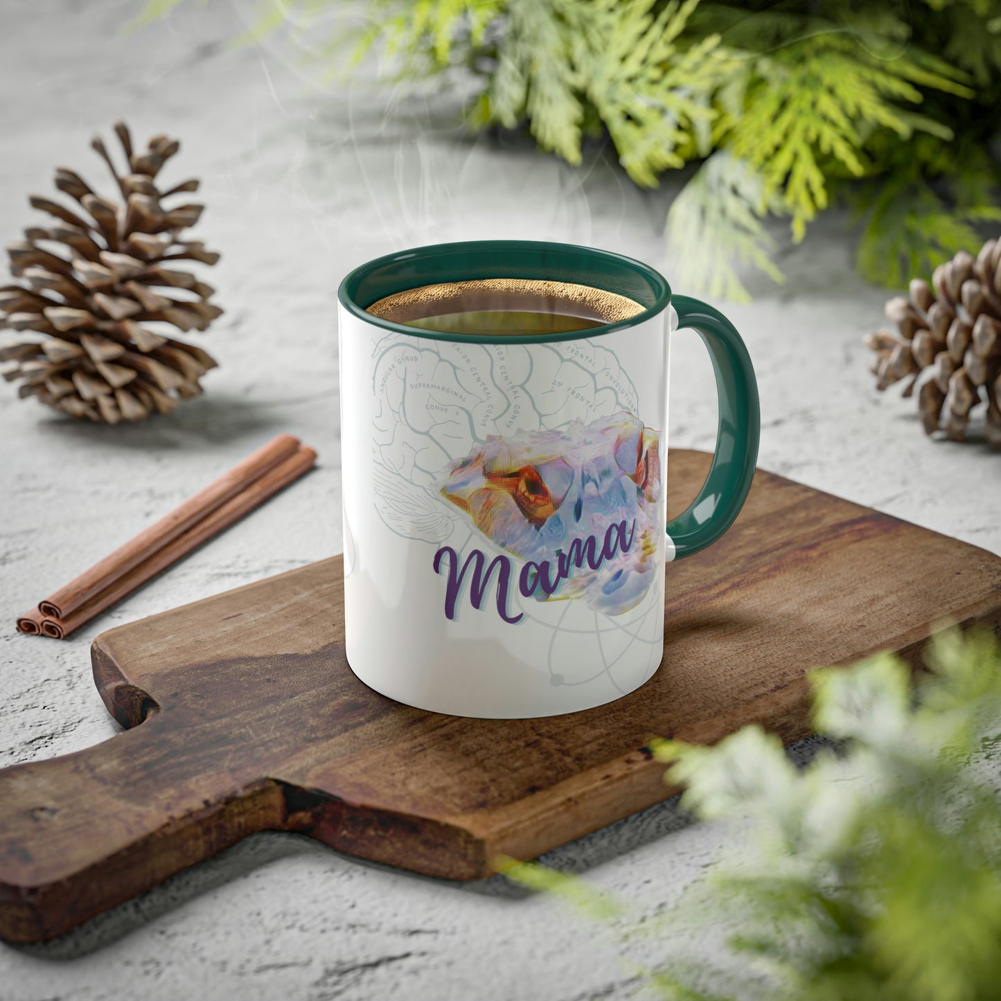 Just a Mama Gator -multiple options-Colorful Mugs, 11oz, Parenting Science