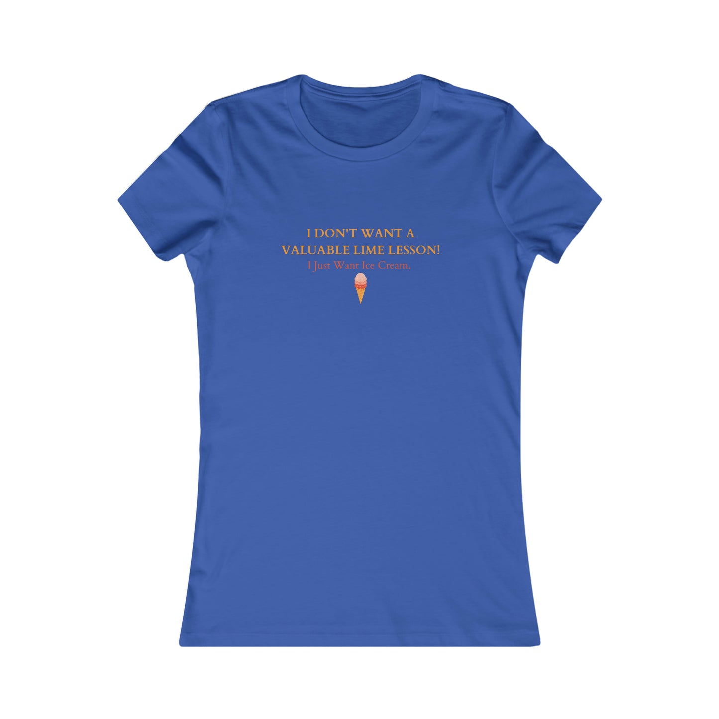 Bluey Quote Tshirt - "I Just want an Ice Cream"