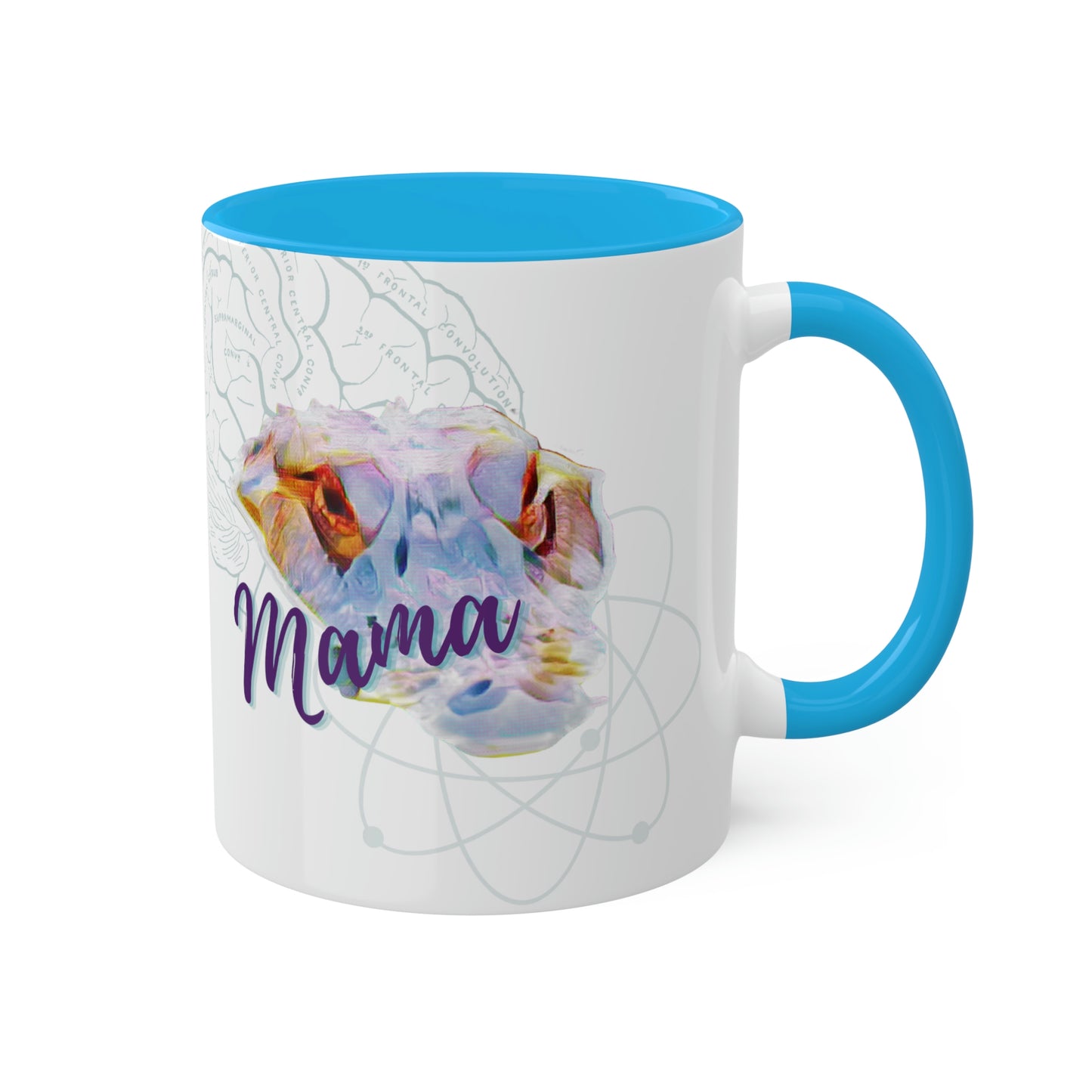 Just a Mama Gator -multiple options-Colorful Mugs, 11oz, Parenting Science