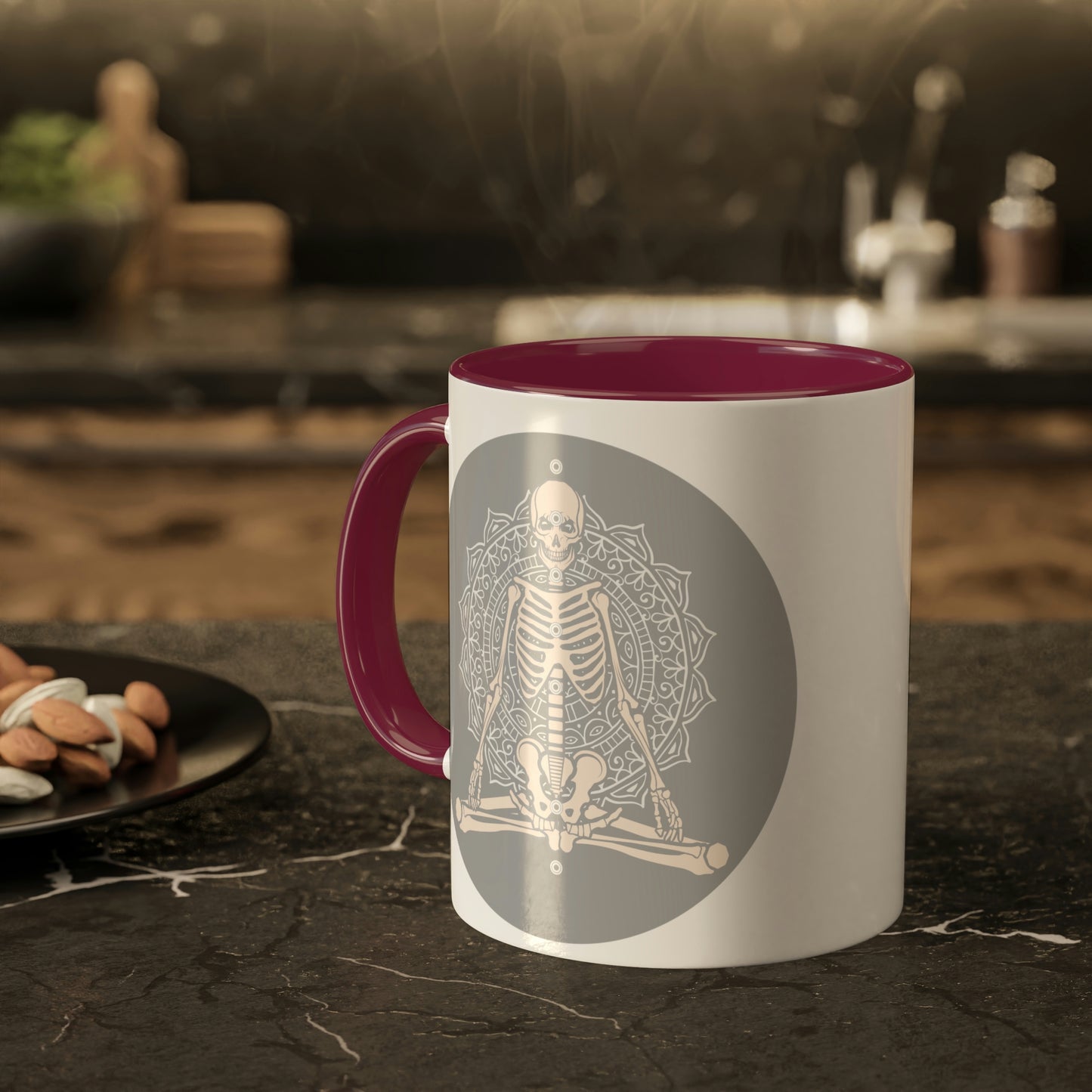 Skeleton, Yoga, Rest in Peace Multiple options, Colorful Mugs, 11oz