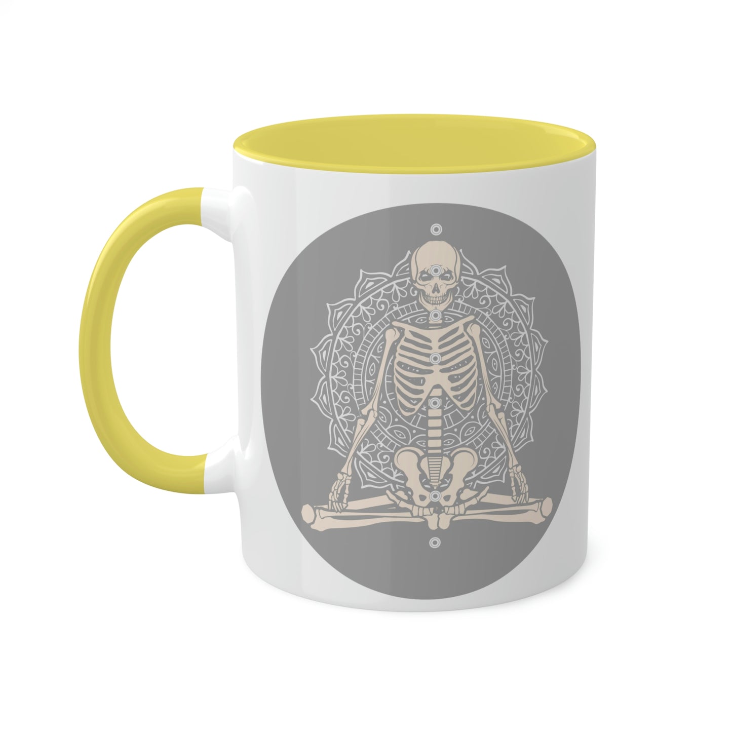 Skeleton, Yoga, Rest in Peace Multiple options, Colorful Mugs, 11oz