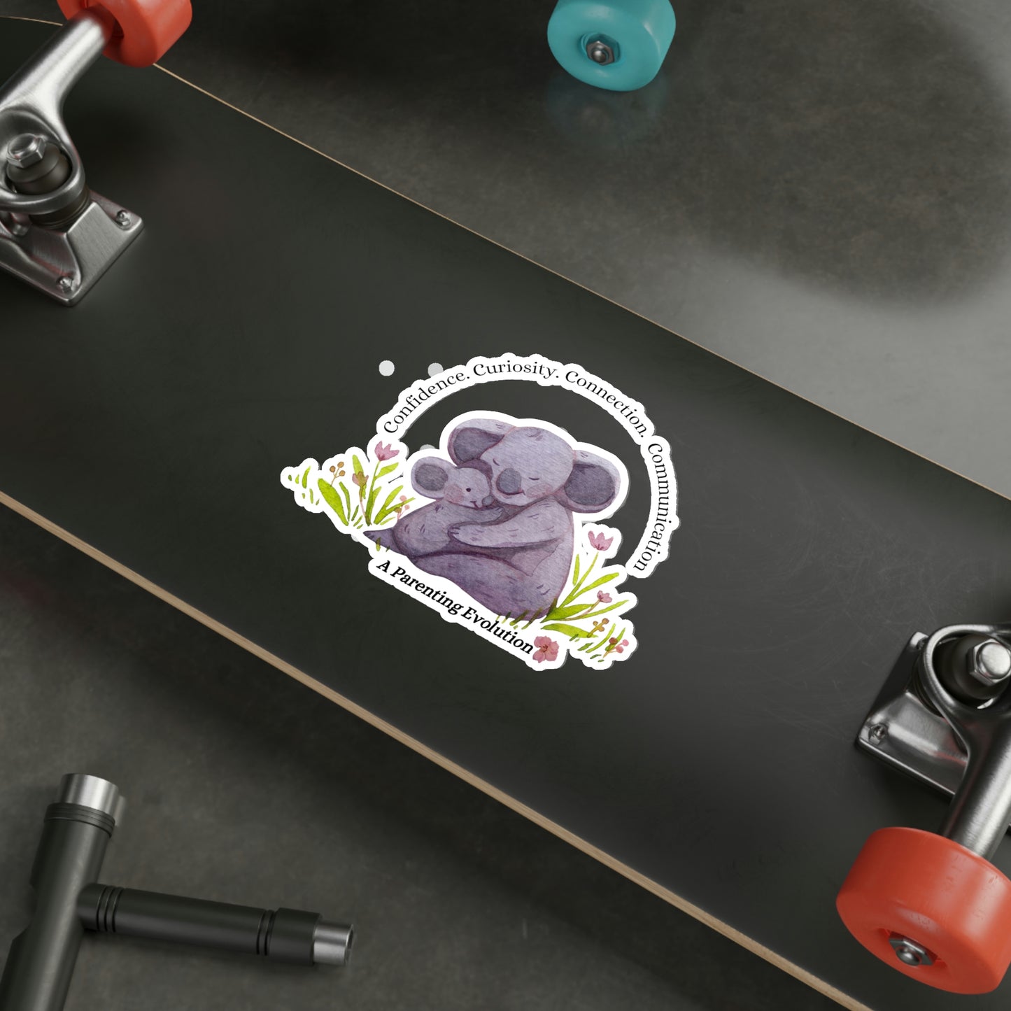 Koalas, Parenting Evolution, Parenting, Mom gift, Dad gift, Parenting Gift, Die-Cut Stickers