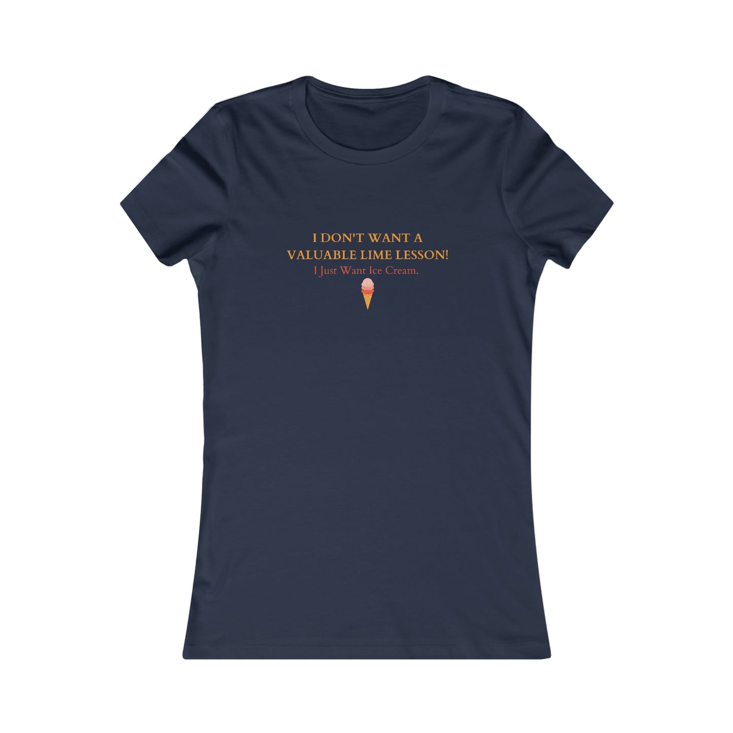 Bluey Quote Tshirt - "I Just want an Ice Cream"