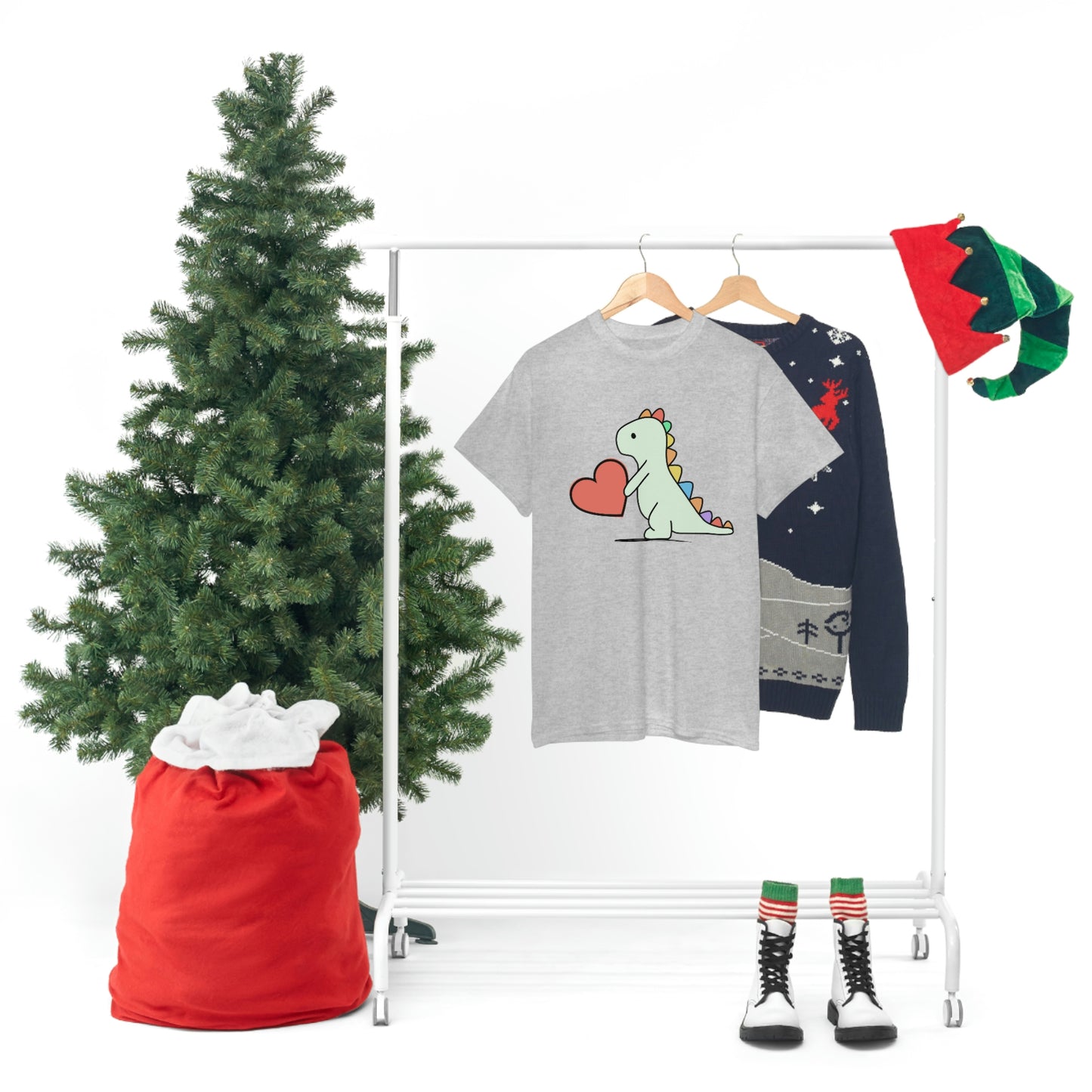 Dinosaur T-shirt, Rainbow Dinosaur, , Family Tshirts,